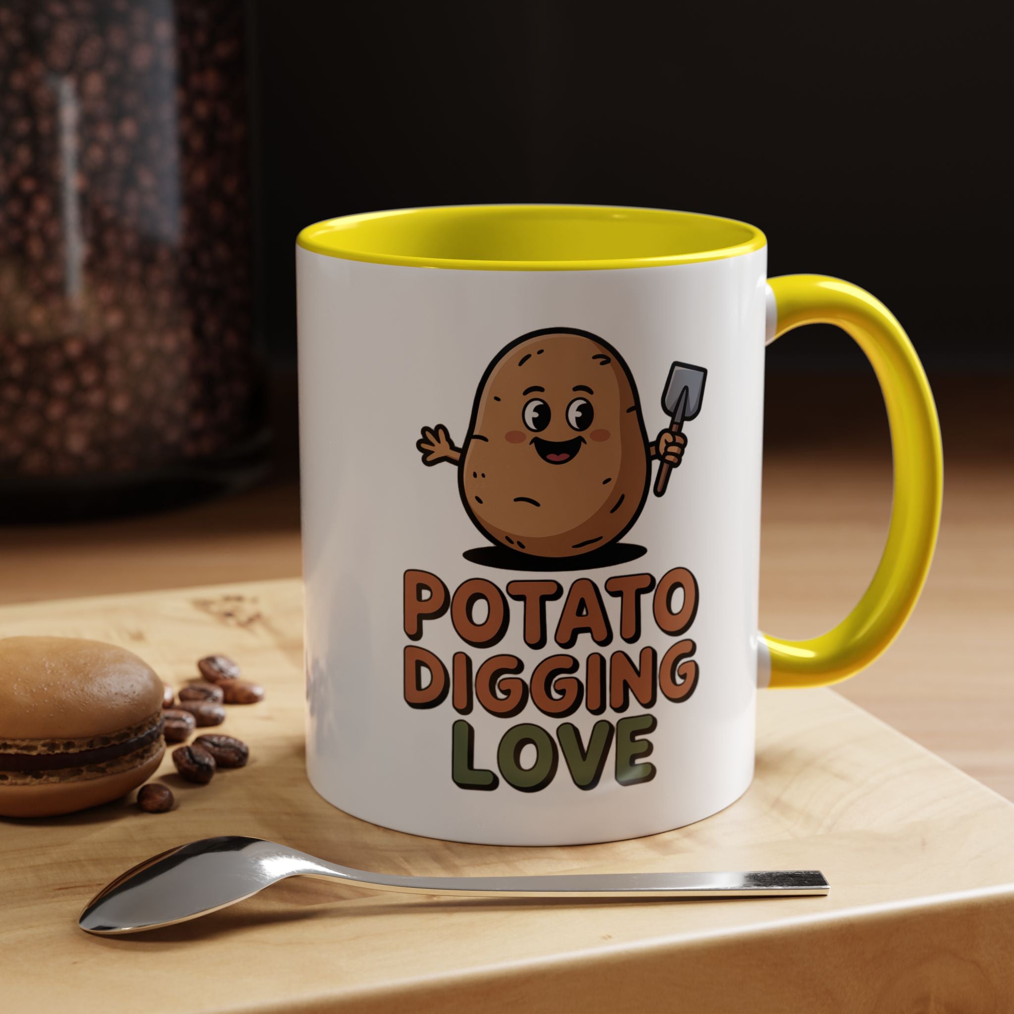 Potato Digging Love Coffee Mug — Cute Gardening Mug (11/15oz)