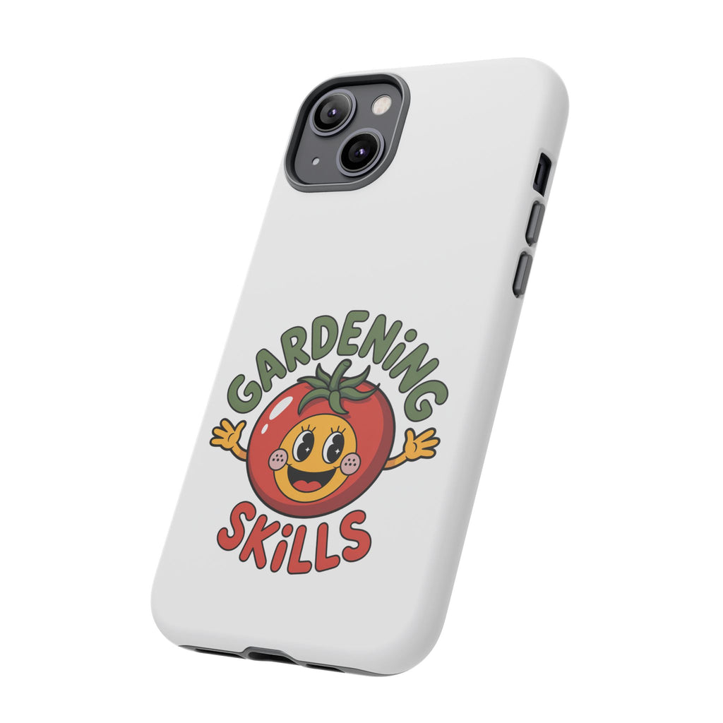 Gardening Skills Phone Case — Cute Tomato Plant Lover Protective Cover