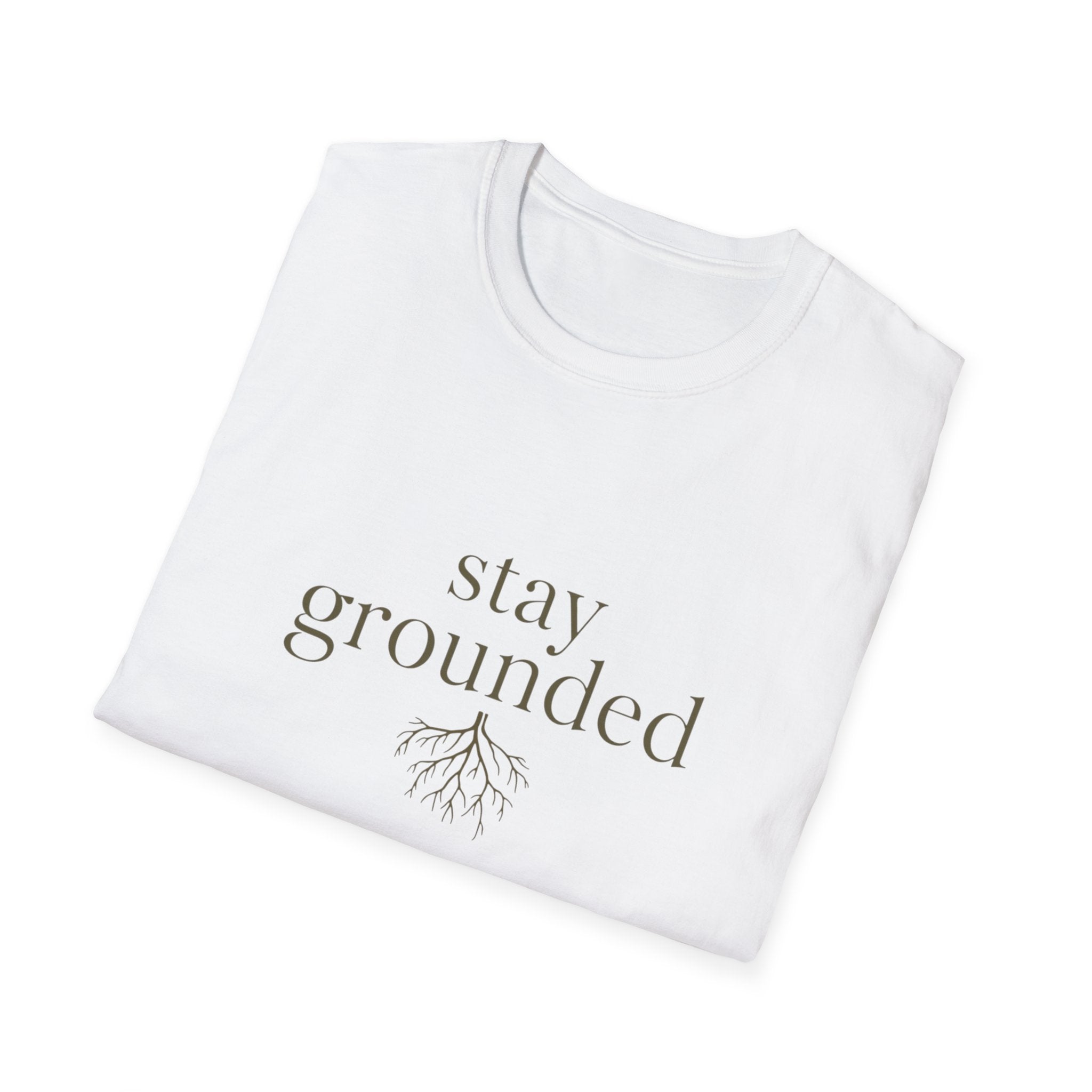 Stay Grounded Tee — Minimalist Rooted Graphic T-Shirt