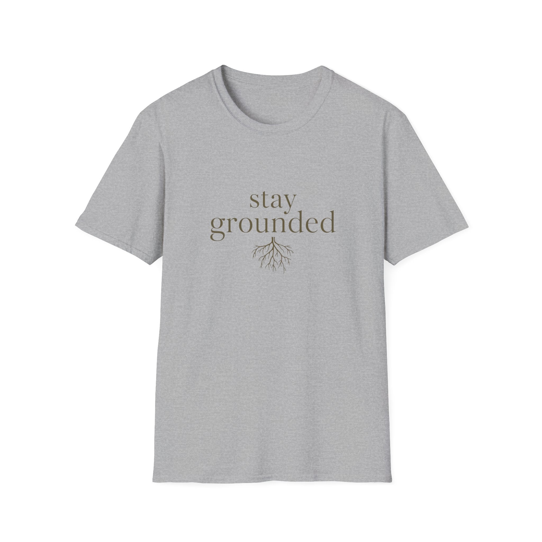 Stay Grounded Tee — Minimalist Rooted Graphic T-Shirt