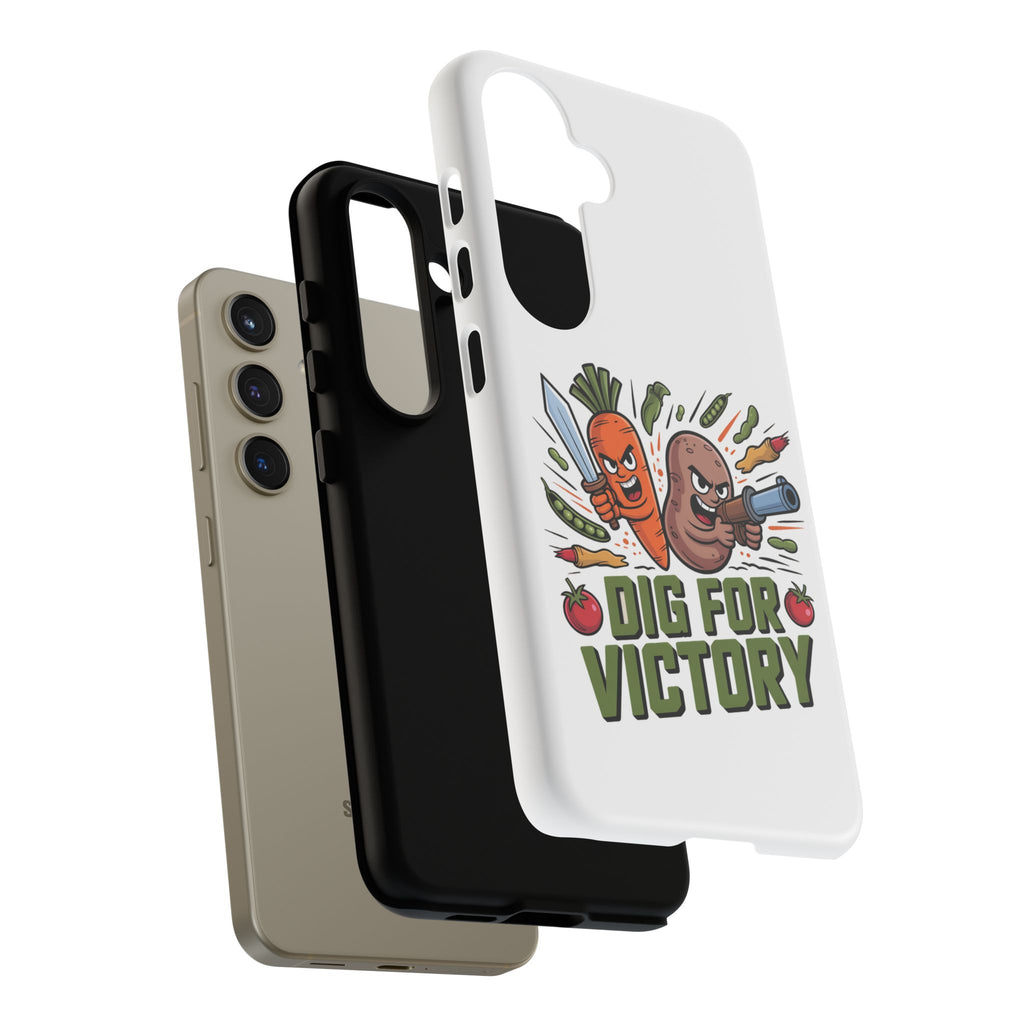 Phone Case — 'Dig For Victory' Veggie Combat Garden Design
