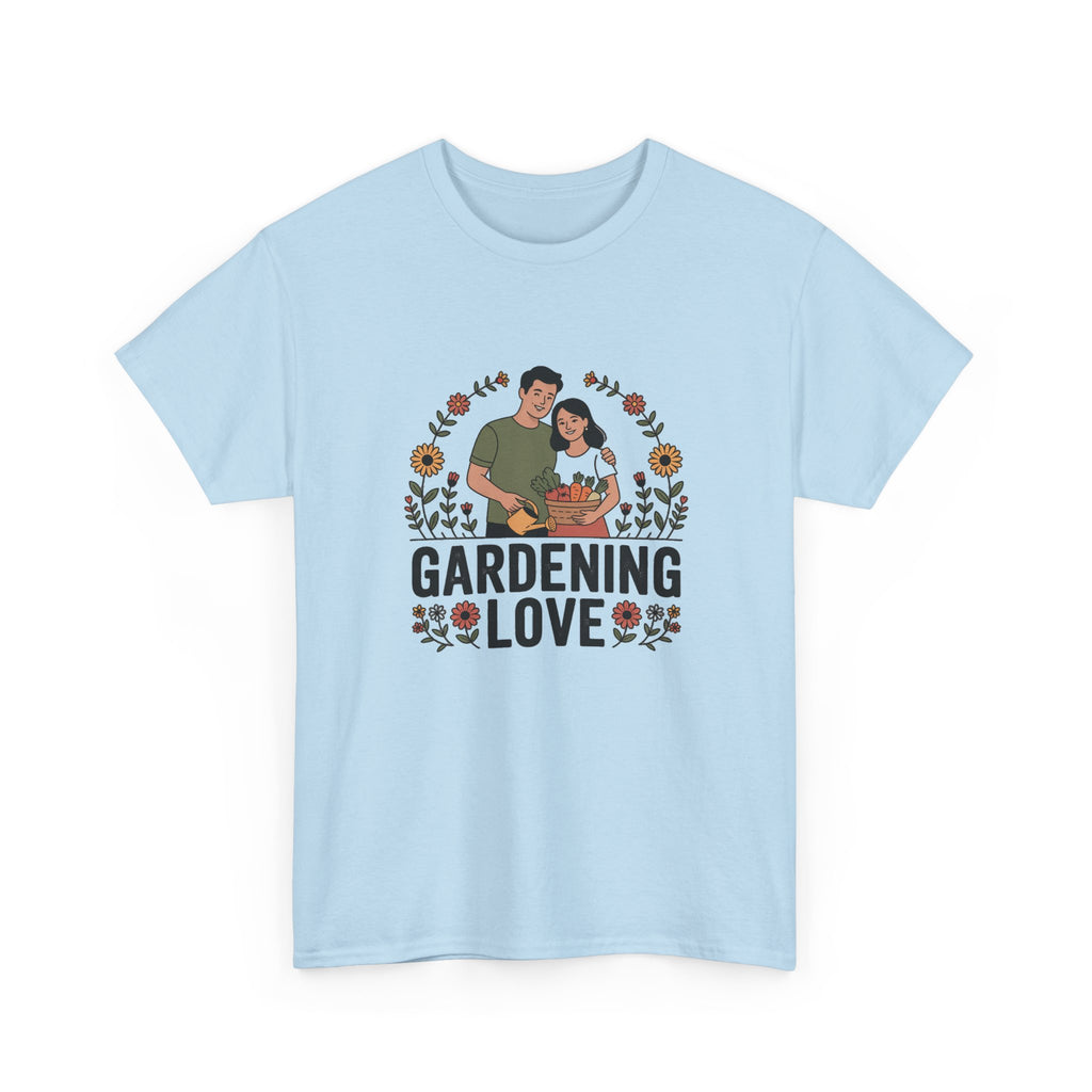 Gardening Love T-Shirt — Cute Couple Planting Graphic Tee