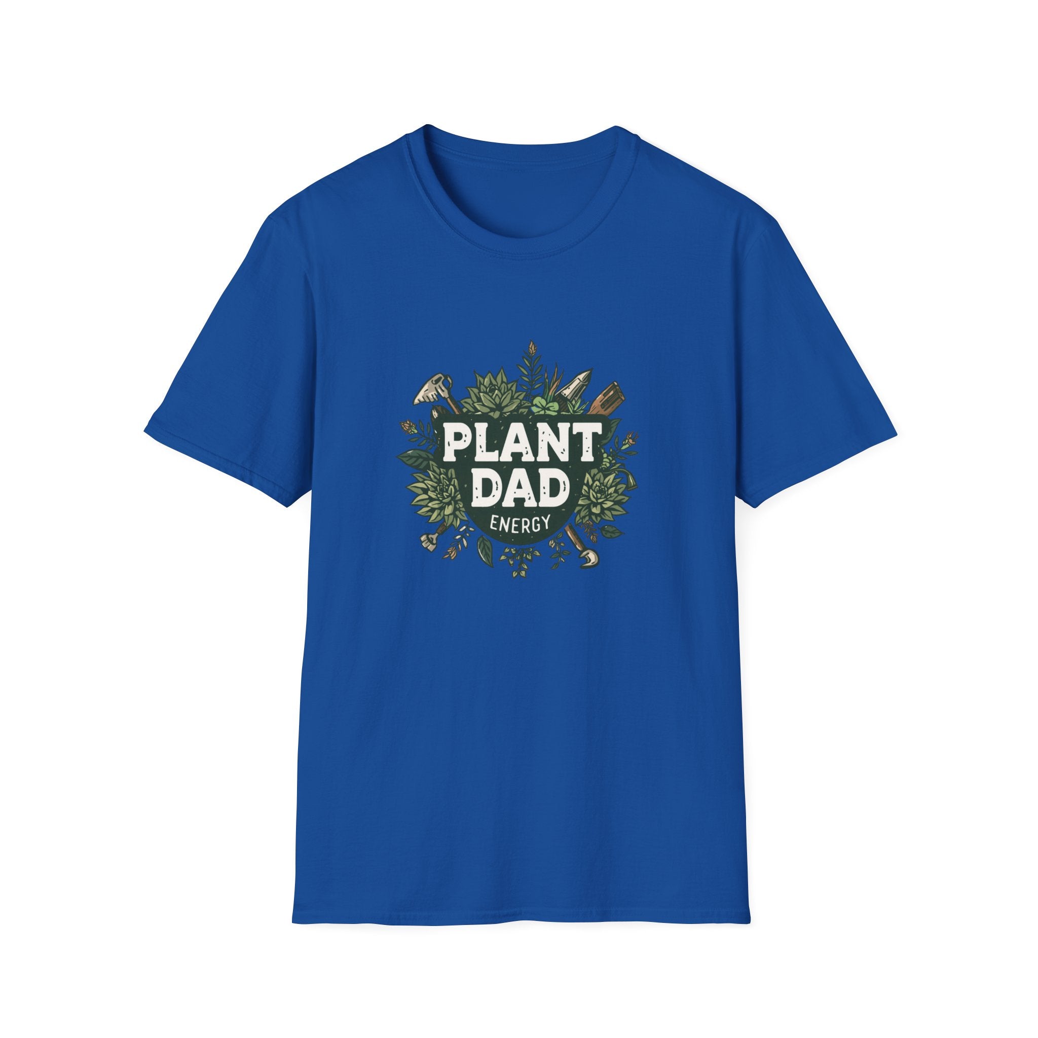 Plant Dad T-Shirt — Funny Gardener Shirt with Botanical Tools