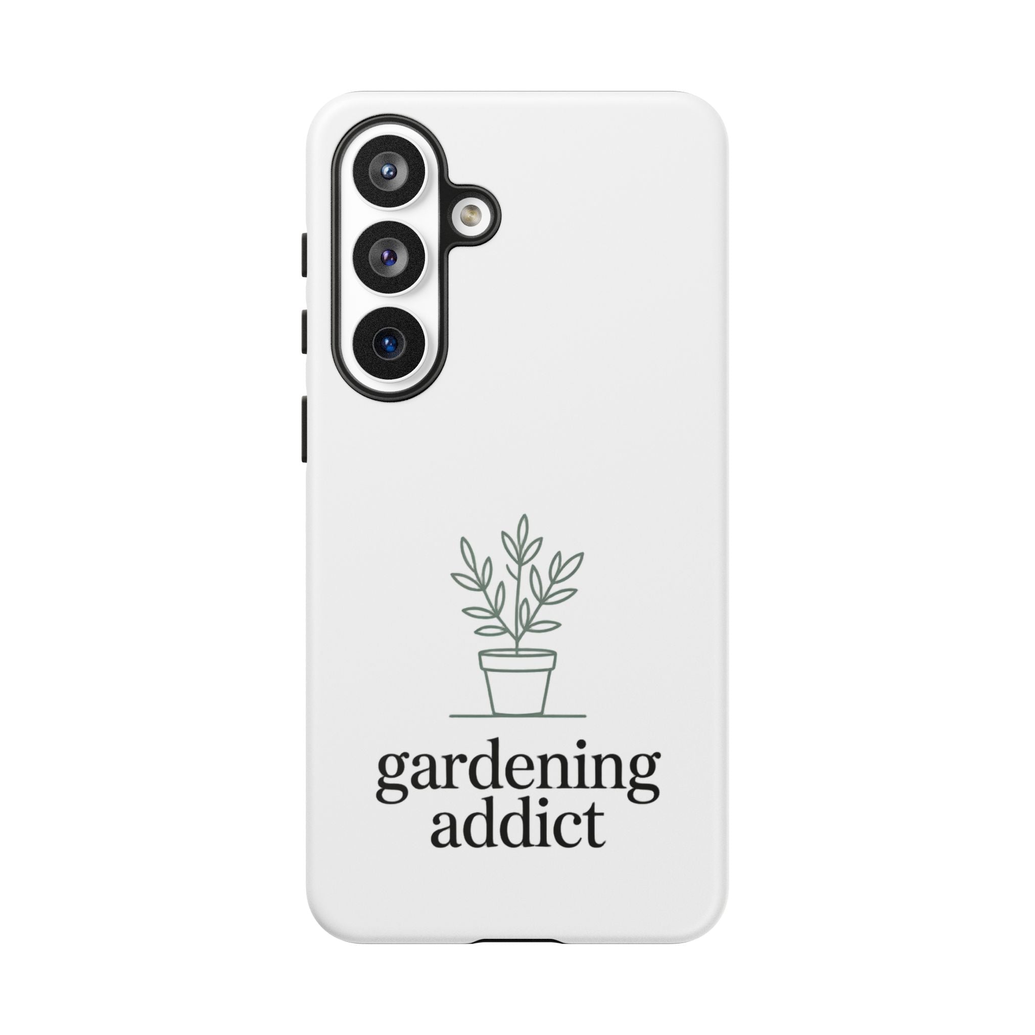 Phone Case — 'gardening addict' Minimal Plant Design