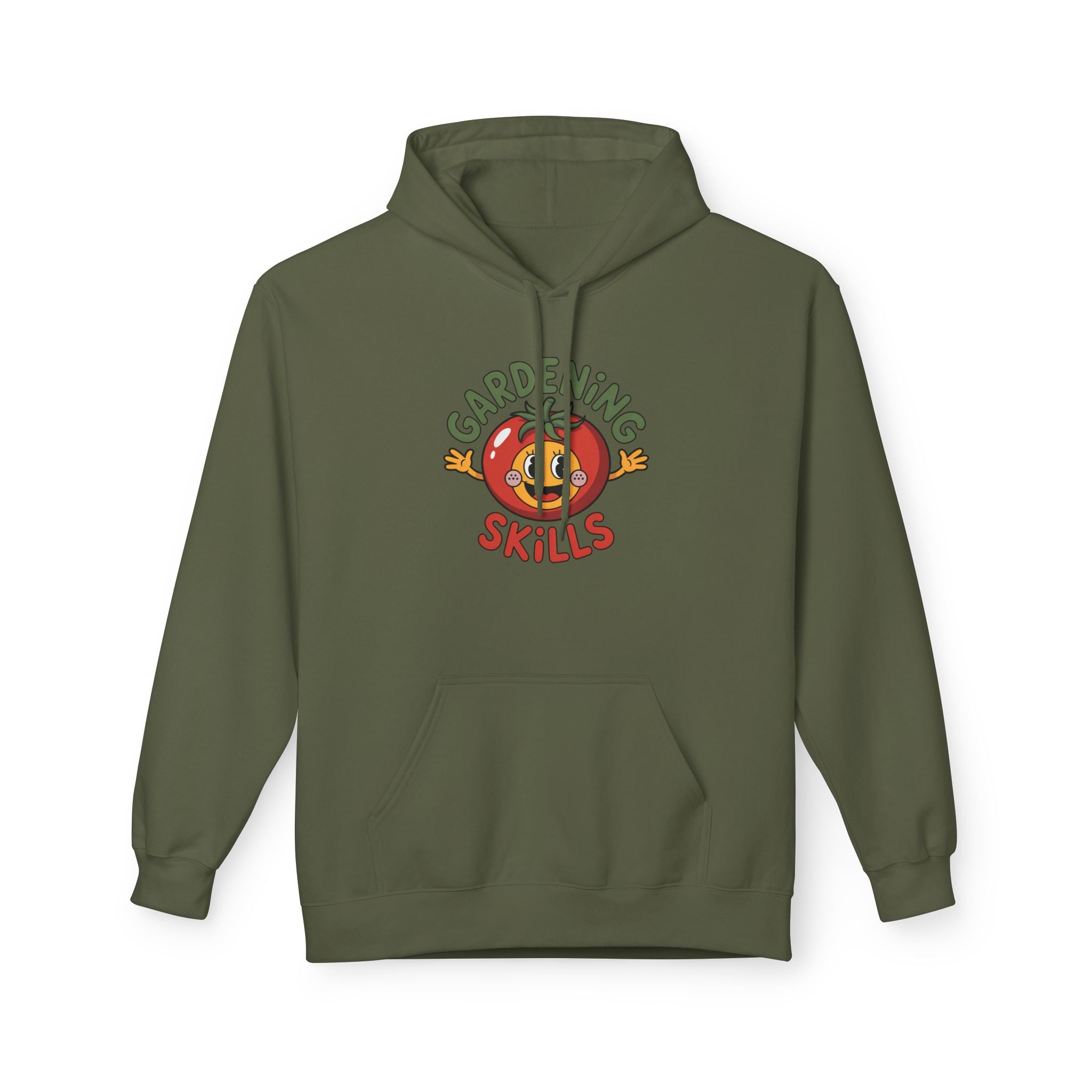 Gardening Skills Hoodie — Cute Tomato Illustration Gardeners Gift
