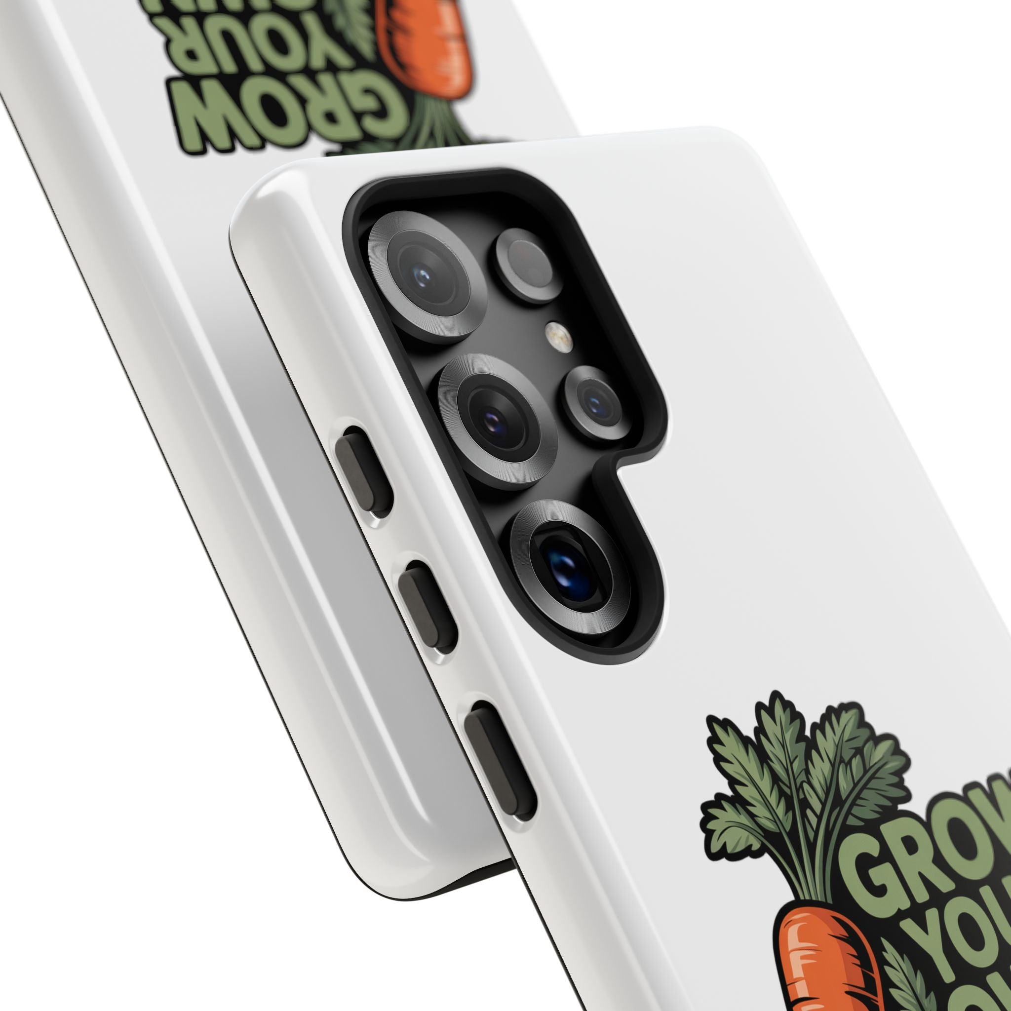 Grow Your Own Vegetables Phone Case — Gardening Carrot Potato Tomato Design