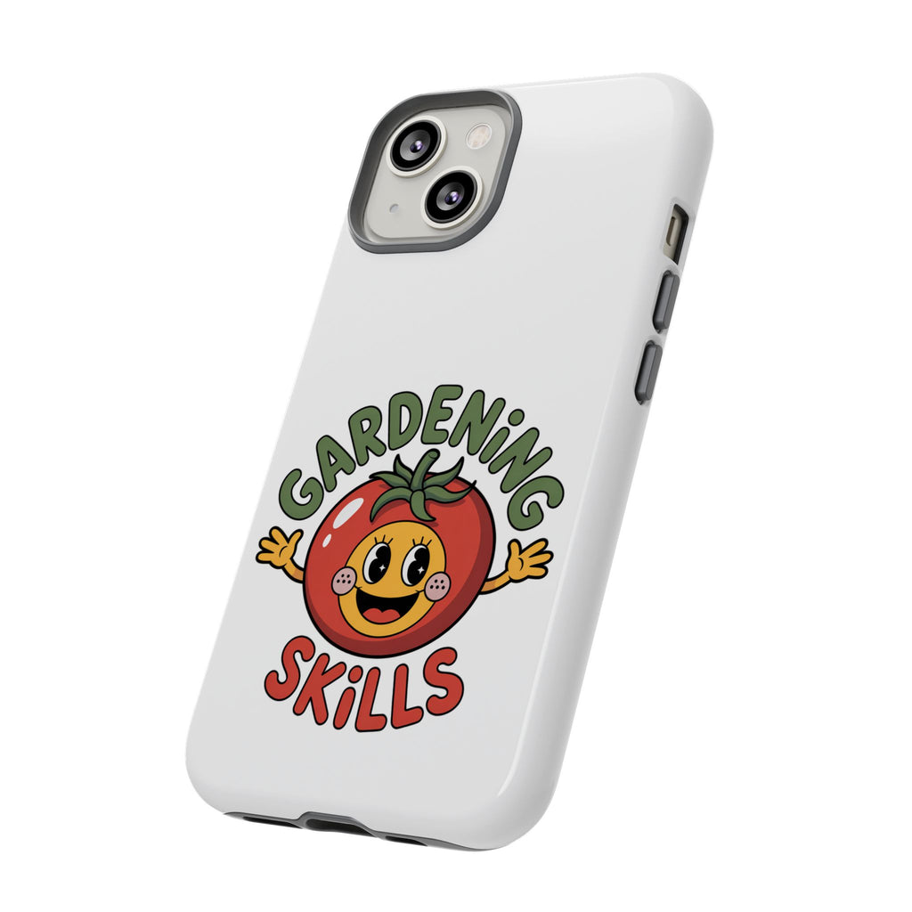 Gardening Skills Phone Case — Cute Tomato Plant Lover Protective Cover
