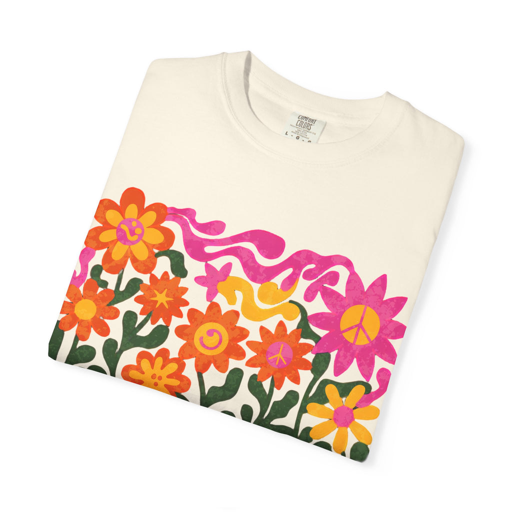 Groovy Gardener T-Shirt — Retro Flower Garden Graphic Tee