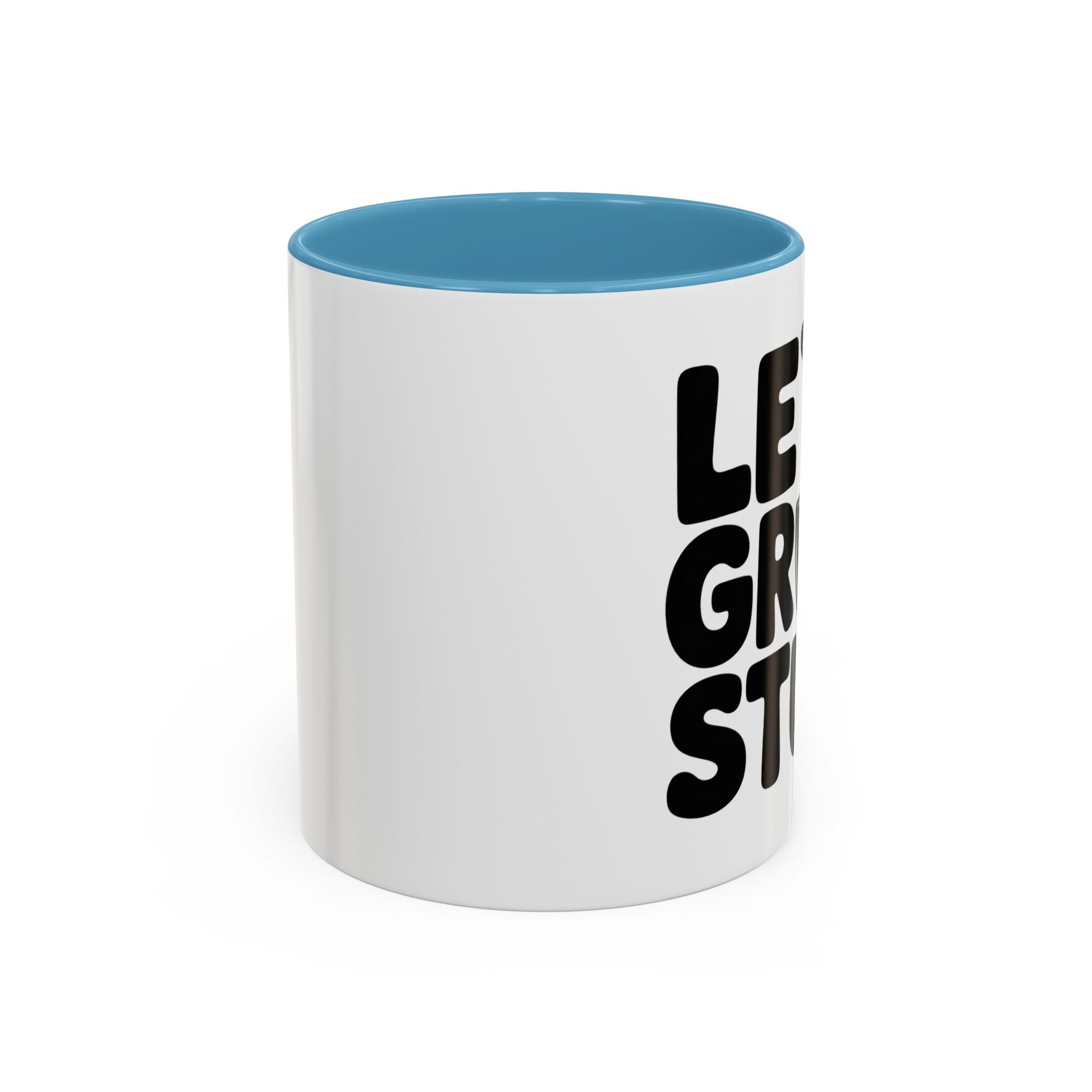 Let's Grow Stuff Coffee Mug — Gardening Mug with Shovel Graphic (11/15 oz)