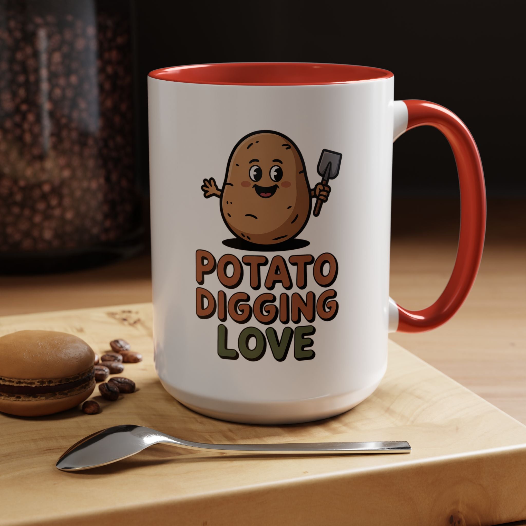 Potato Digging Love Coffee Mug — Cute Gardening Mug (11/15oz)