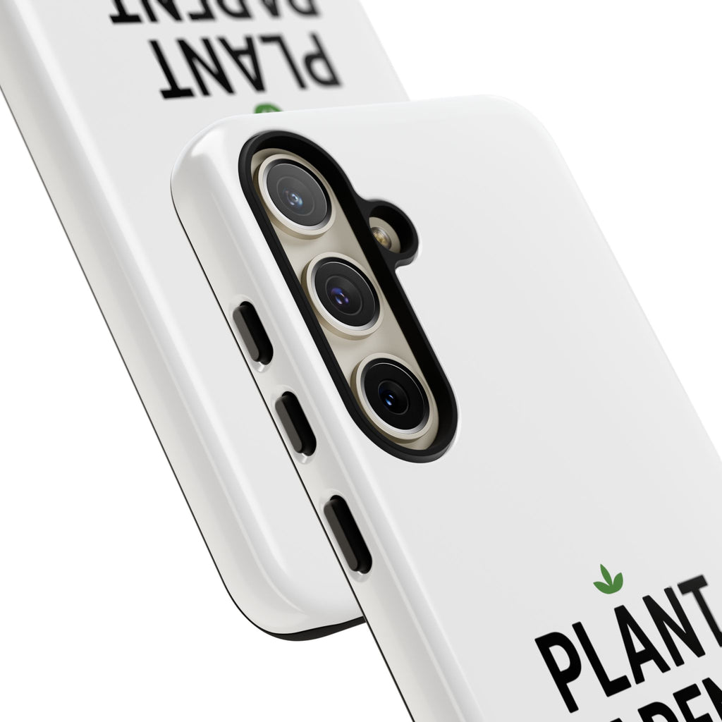 Plant Parent Tough Phone Case – Minimalist Plant Lover Protective Cover