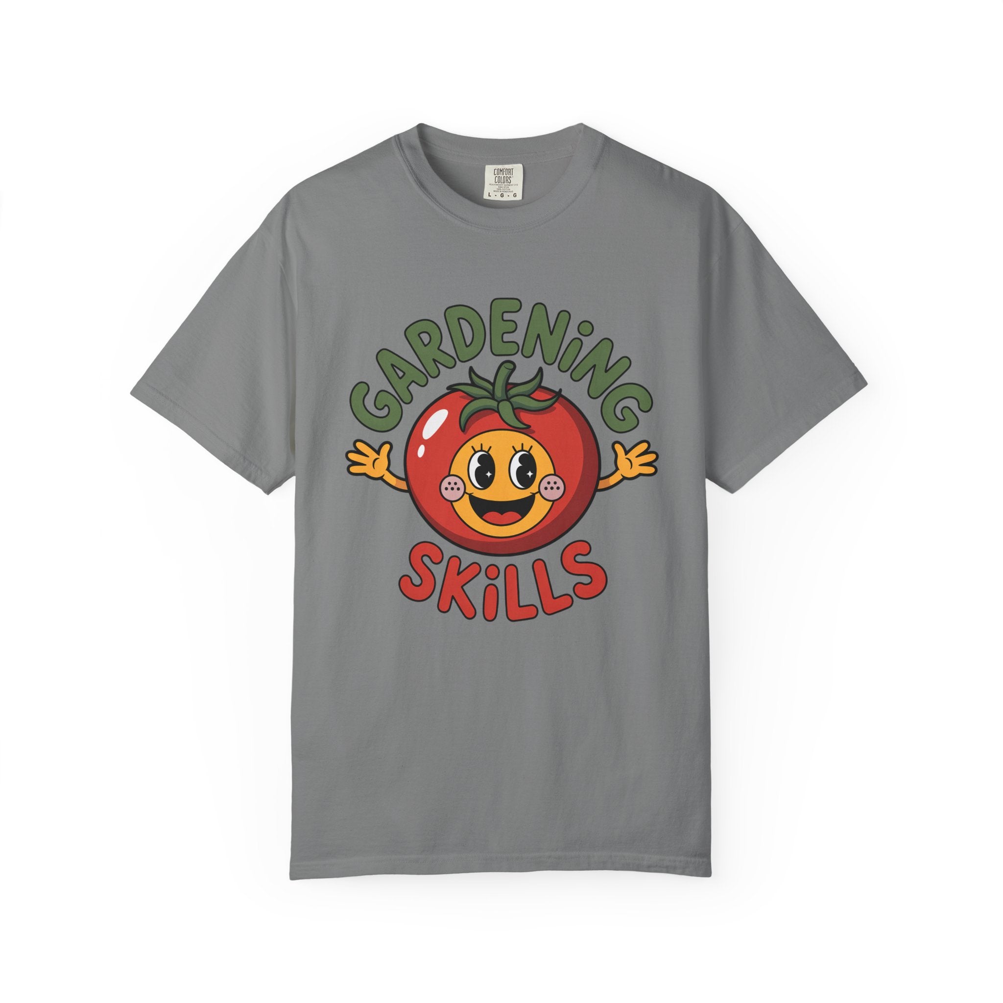 Gardening Skills T-Shirt — Cute Tomato Garden Graphic Tee for Plant Lovers