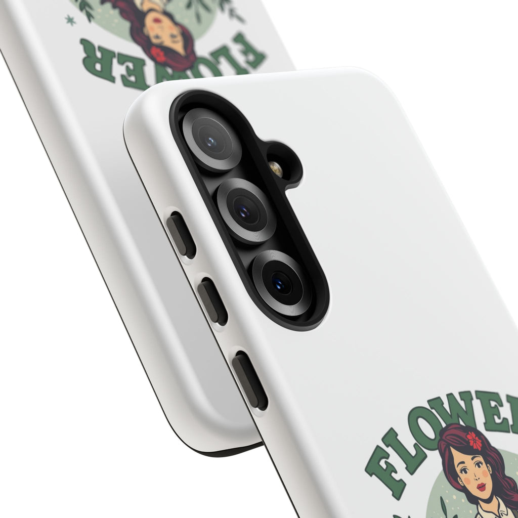 Phone Case - 'Flower Power' Retro Gardener Floral Protective Case