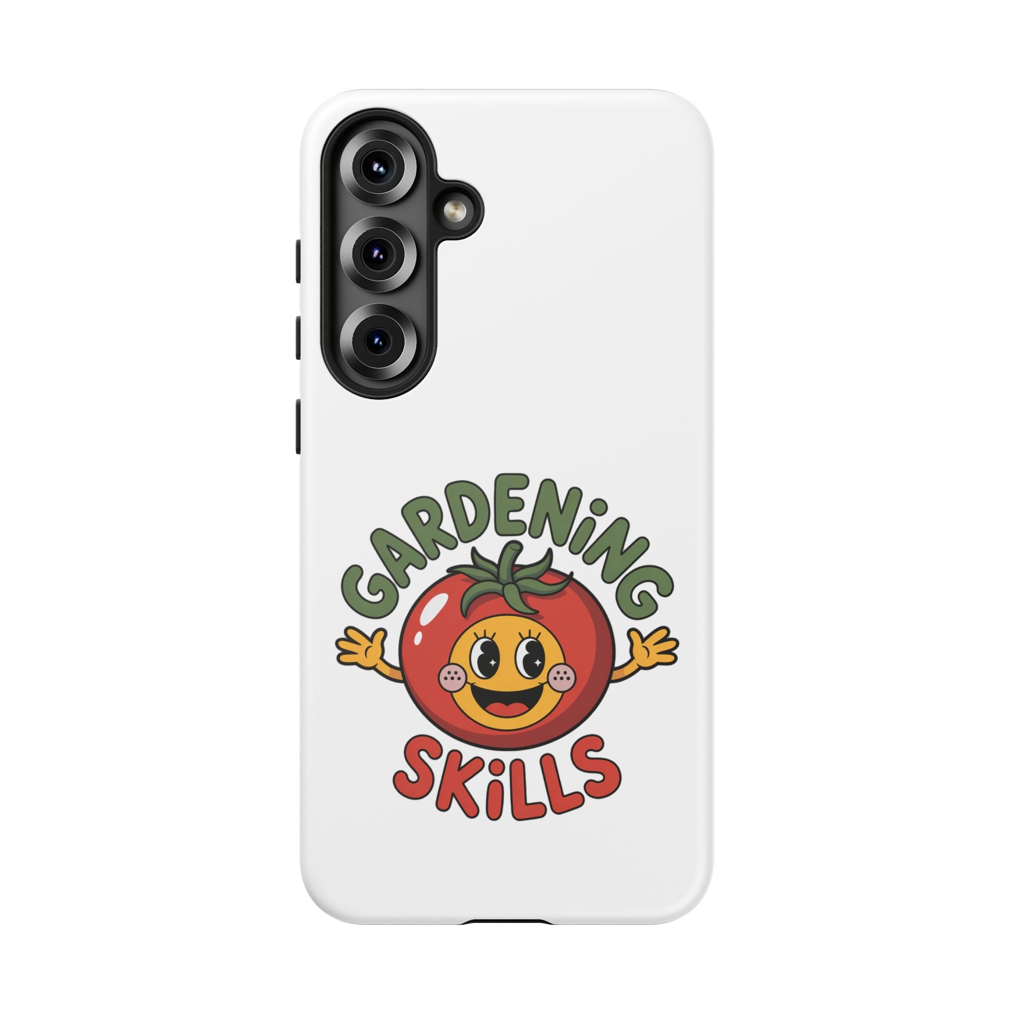 Gardening Skills Phone Case — Cute Tomato Plant Lover Protective Cover