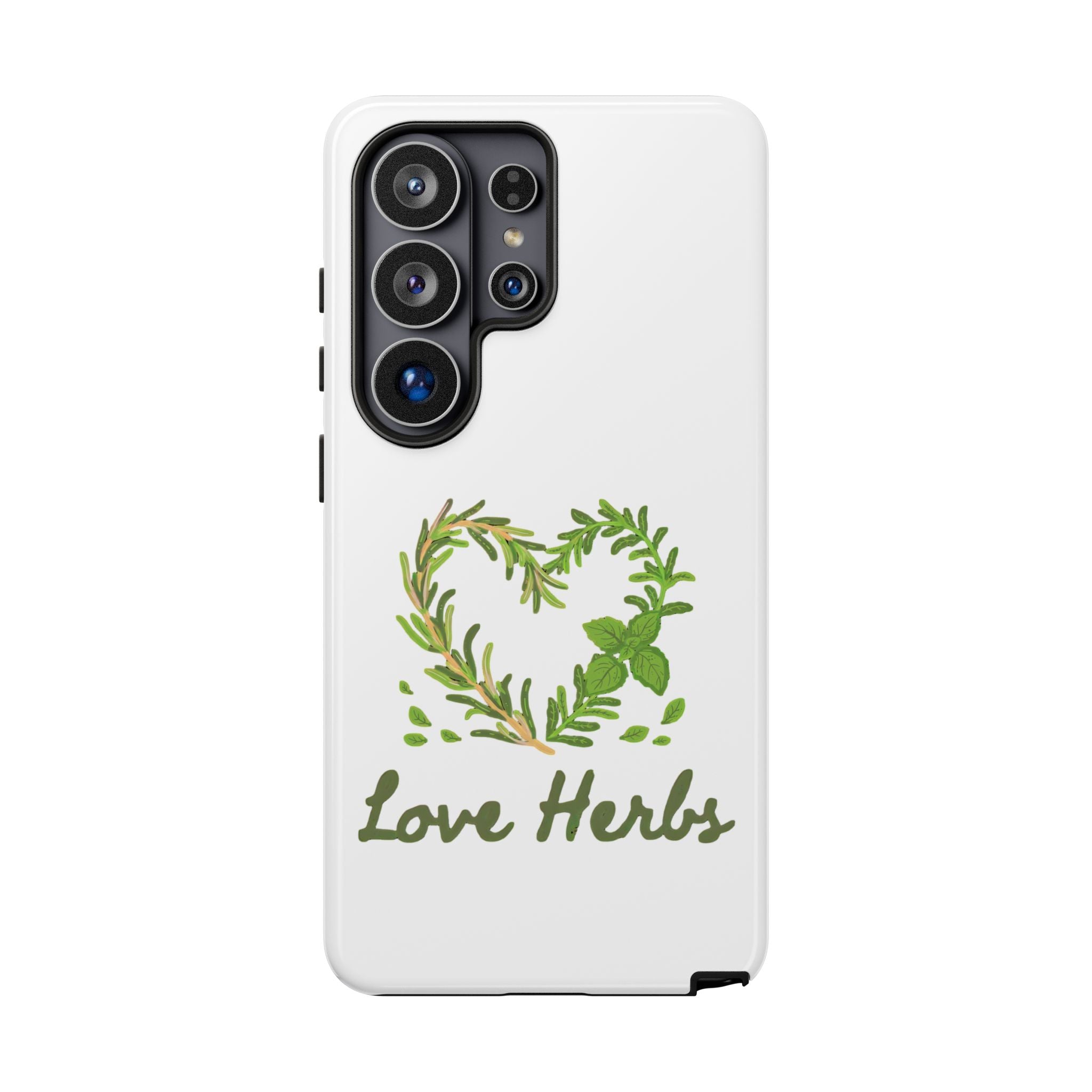 Herb Heart Phone Case - "Love Herbs" Botanical iPhone Cover