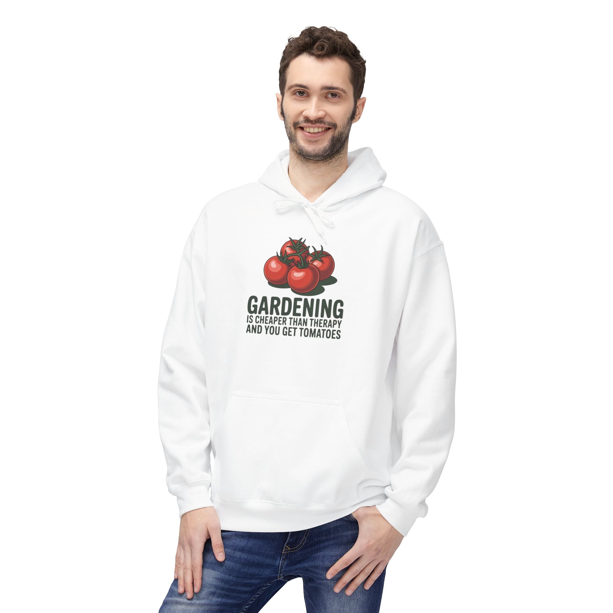Gardening Is Cheaper Than Therapy Hoodie – Funny Tomato Gardeners Pullover