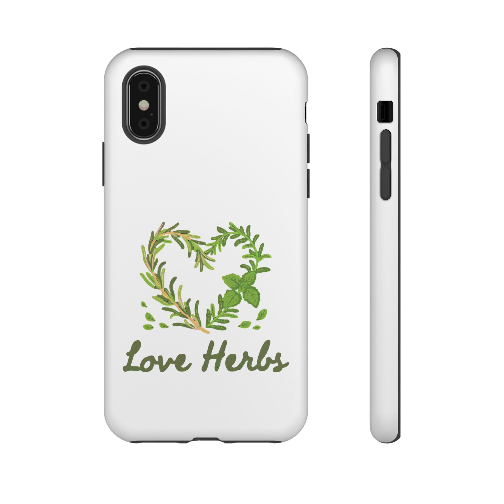 Herb Heart Phone Case - "Love Herbs" Botanical iPhone Cover