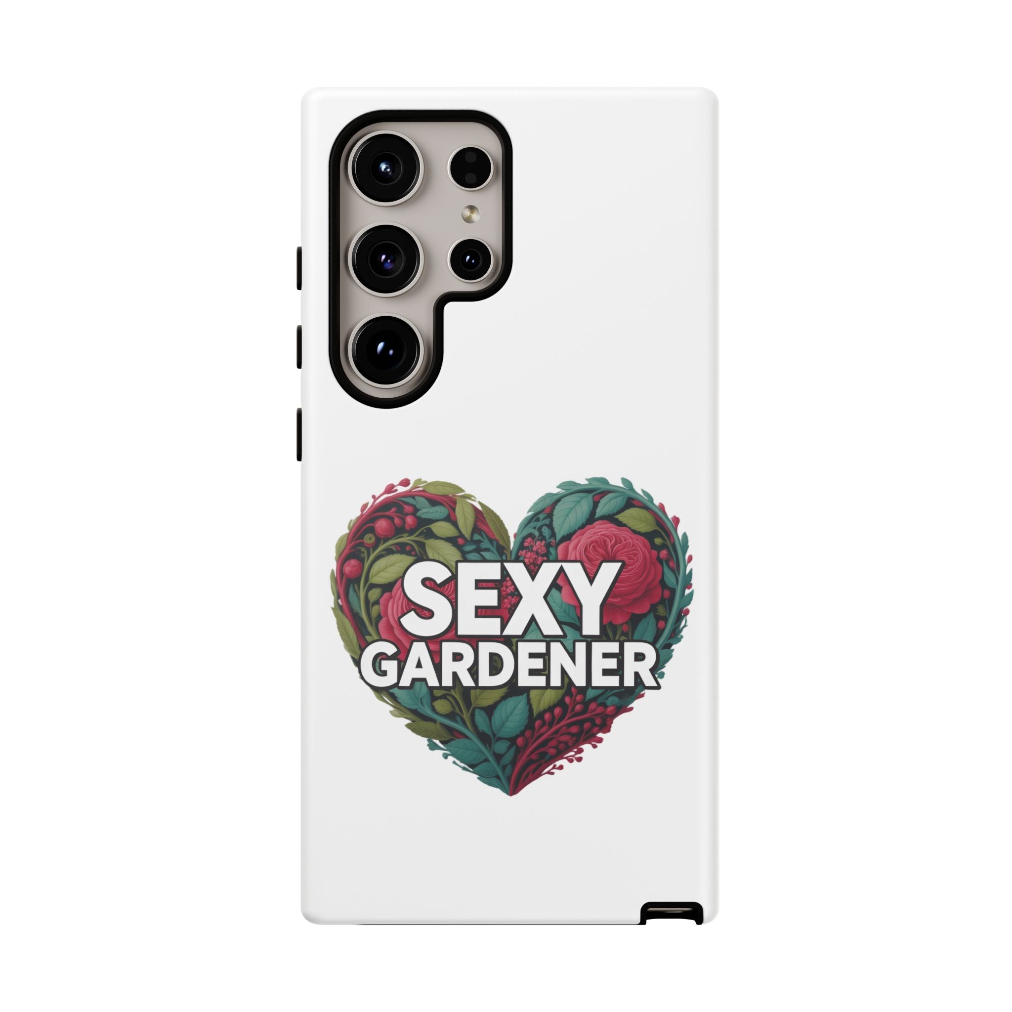 Sexy Gardener Phone Case — Floral Heart Garden Lover Tough Case