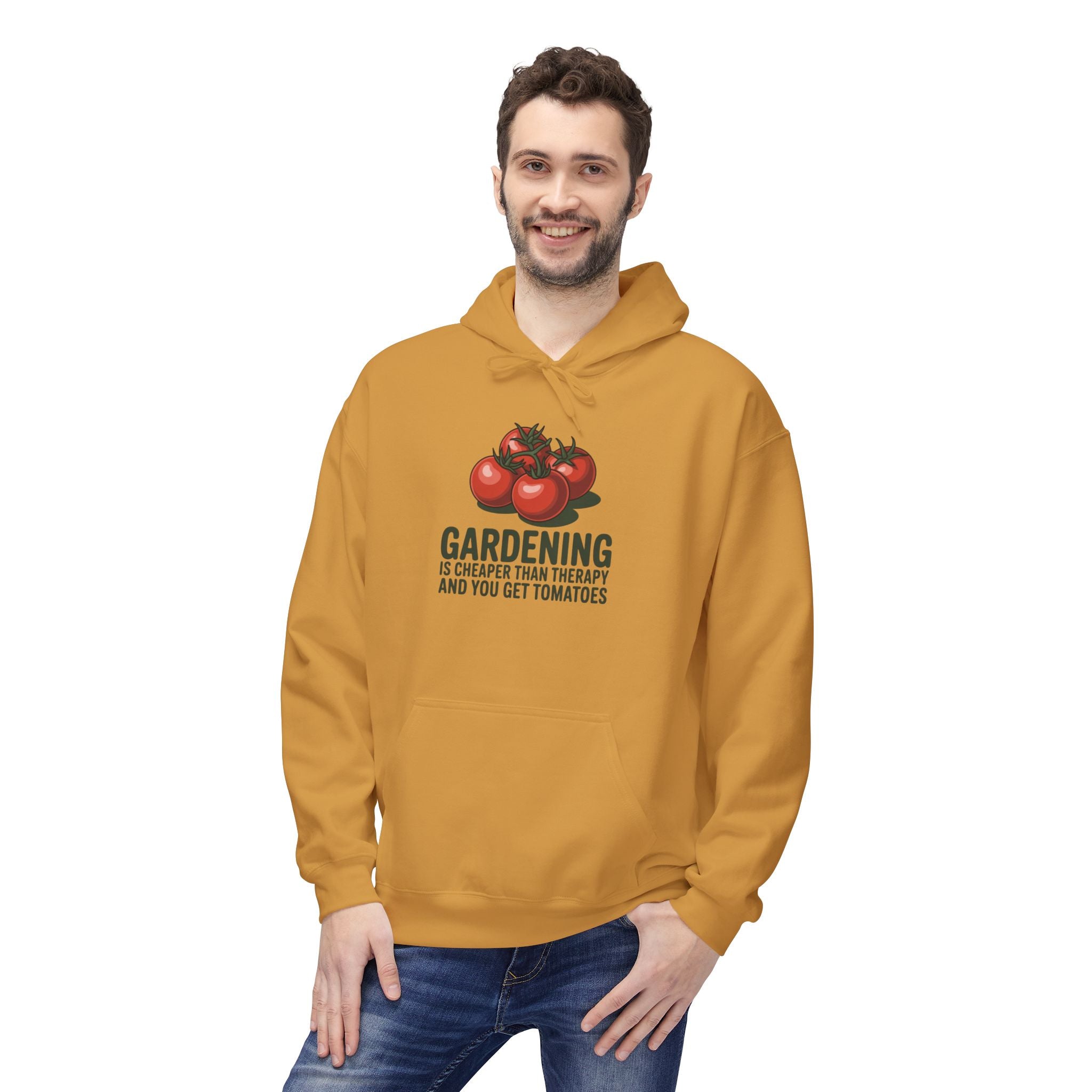 Gardening Is Cheaper Than Therapy Hoodie – Funny Tomato Gardeners Pullover