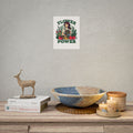Flower Power Rolled Poster — Vintage Gardener Illustration