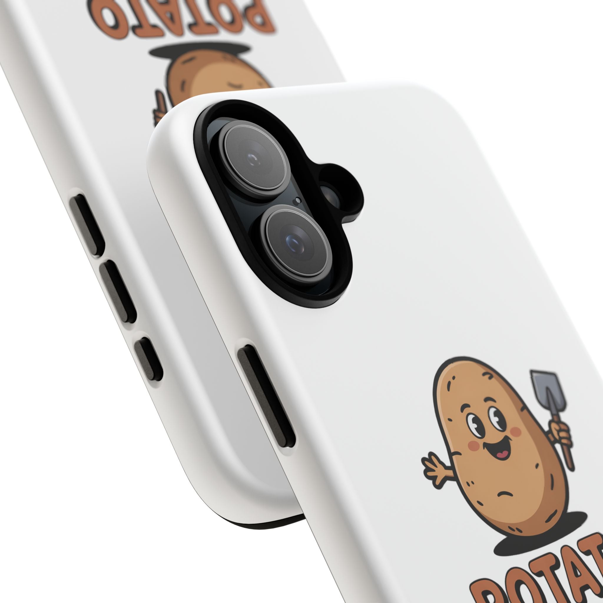 Phone Case — "Potato Digging Love" Cute Gardening Cartoon Protective Cover
