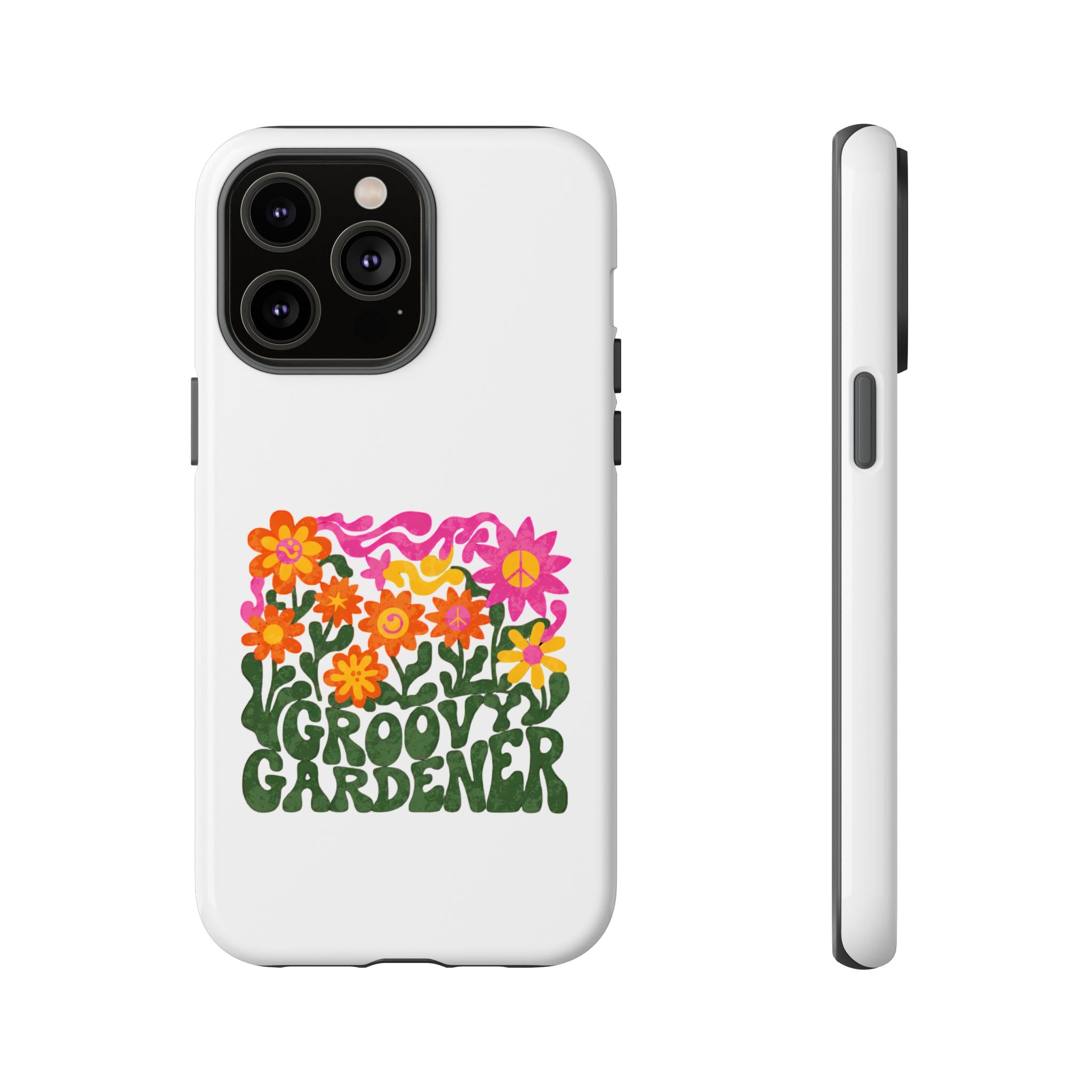 Groovy Gardener Phone Case - Retro Floral iPhone Cover