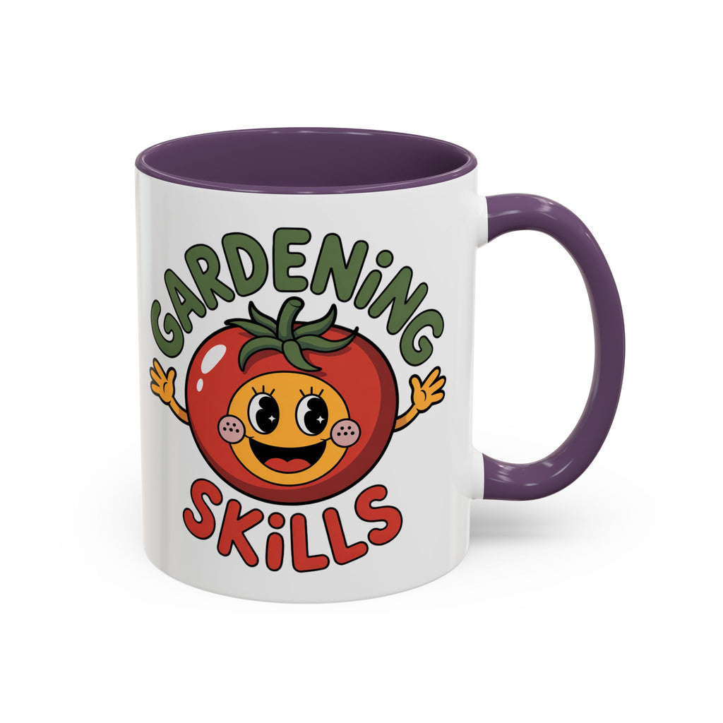 Gardening Skills Tomato Mug — Cute Gardener Coffee Cup (11/15oz)