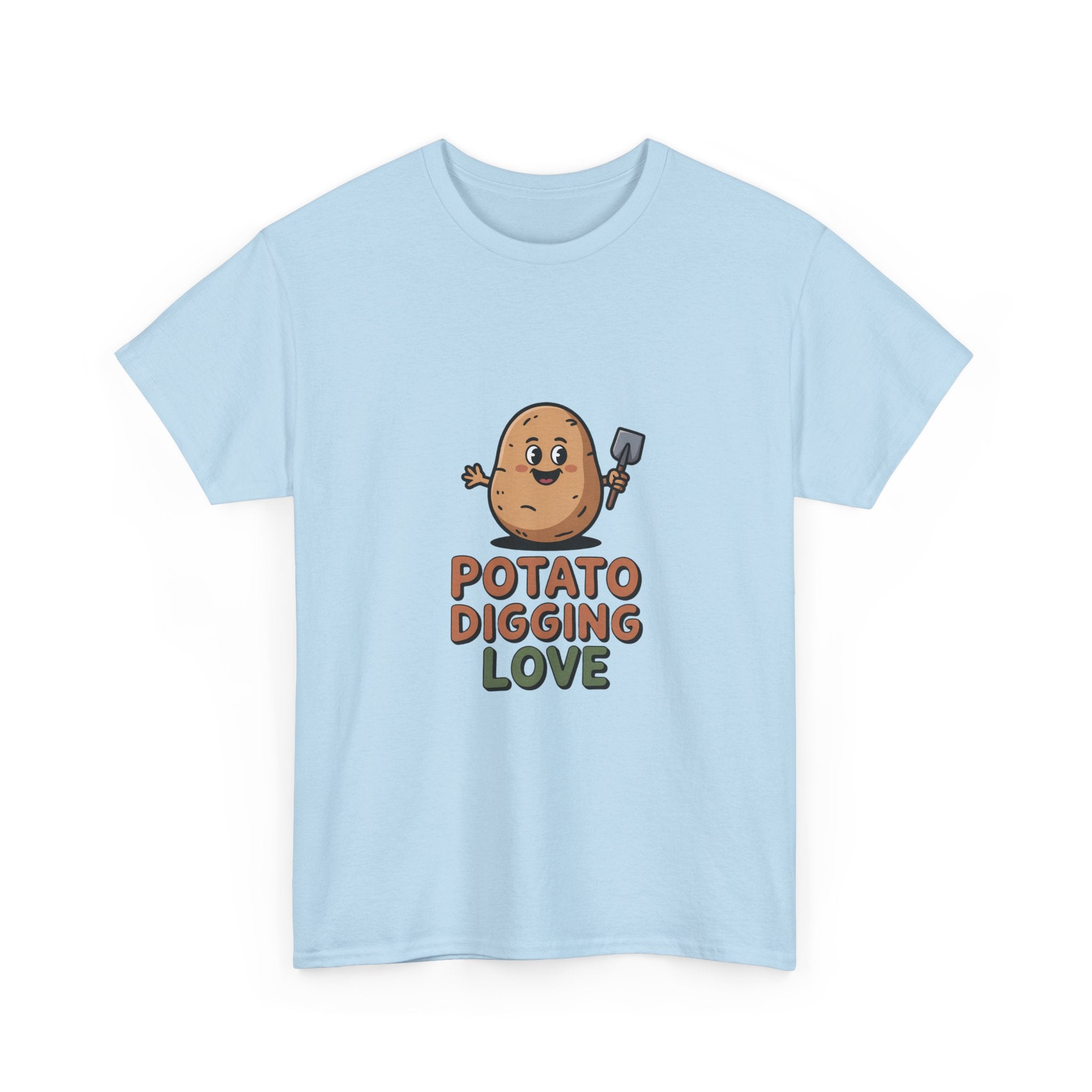 T-Shirt — "Potato Digging Love" Cute Gardening Veggie Tee