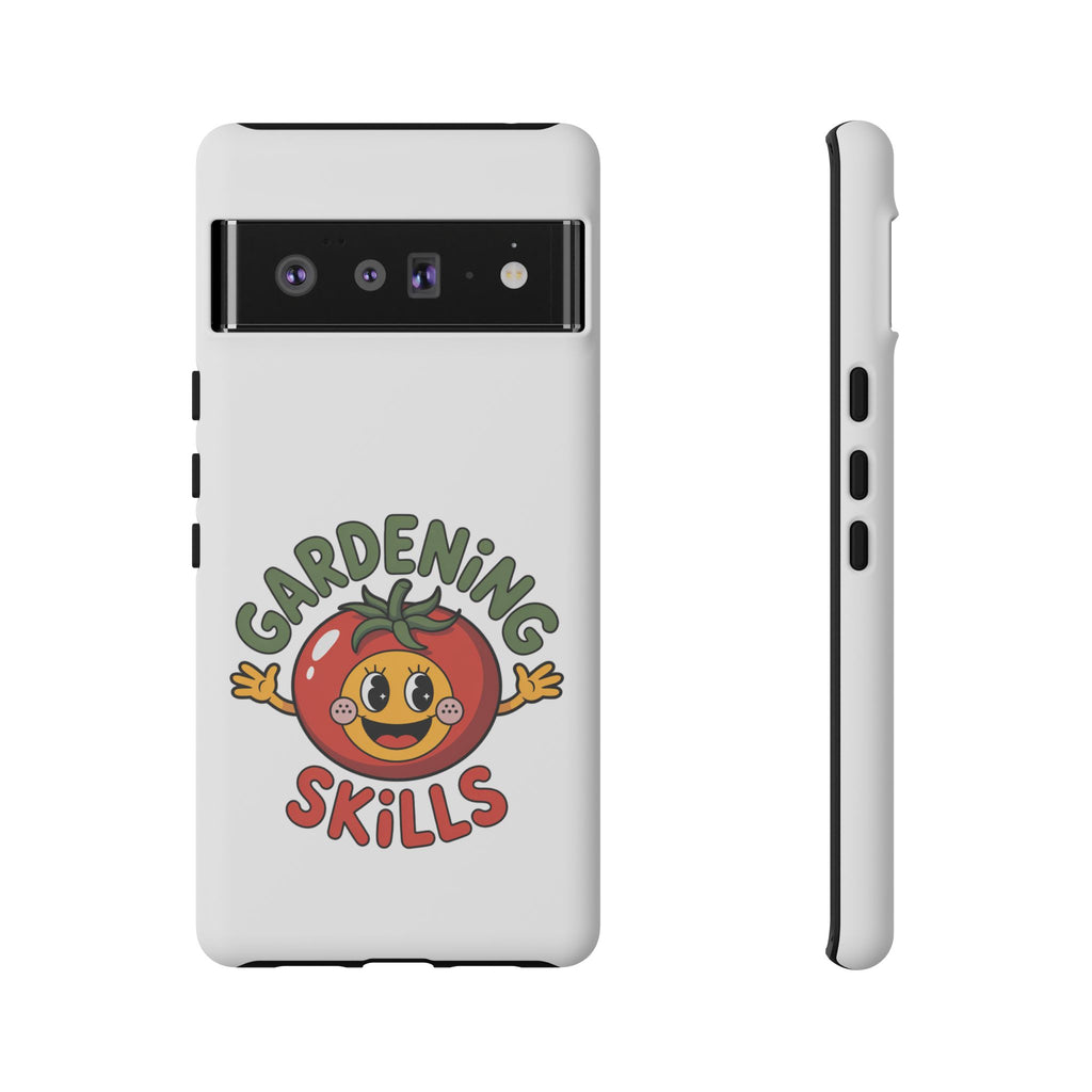 Gardening Skills Phone Case — Cute Tomato Plant Lover Protective Cover