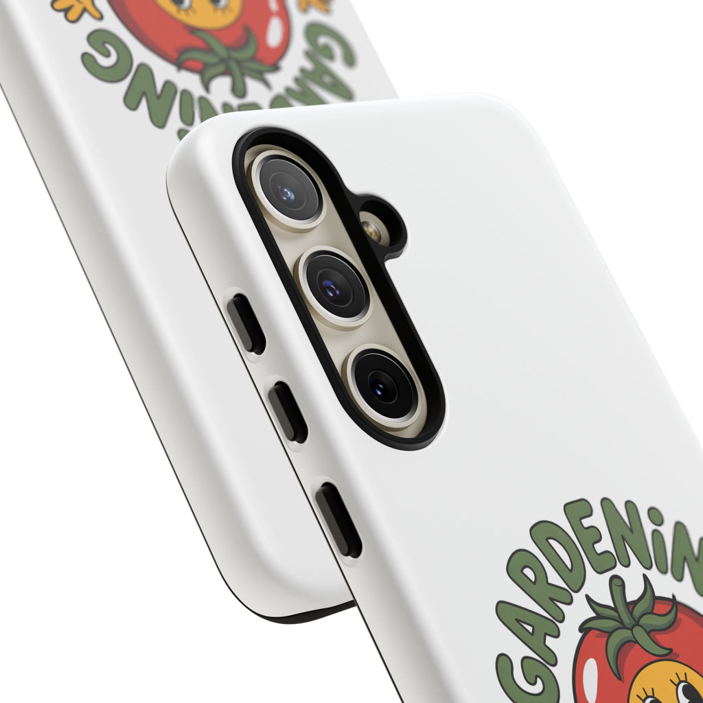 Gardening Skills Phone Case — Cute Tomato Plant Lover Protective Cover