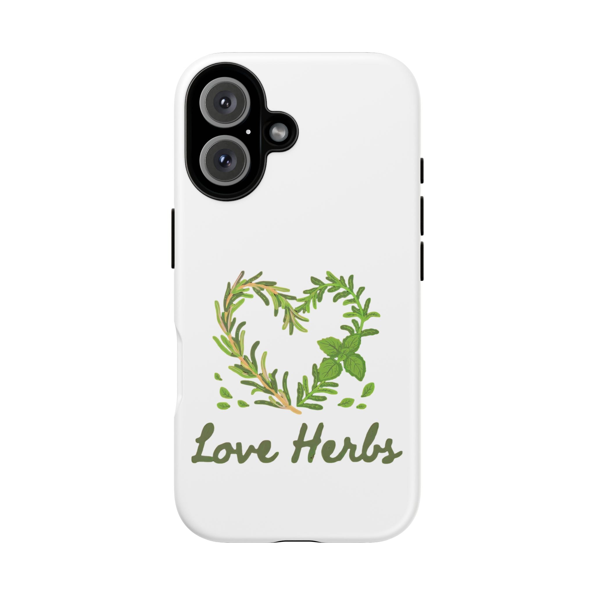 Herb Heart Phone Case - "Love Herbs" Botanical iPhone Cover
