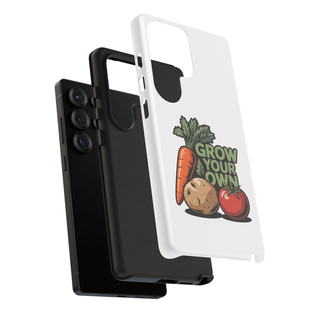 Grow Your Own Vegetables Phone Case — Gardening Carrot Potato Tomato Design