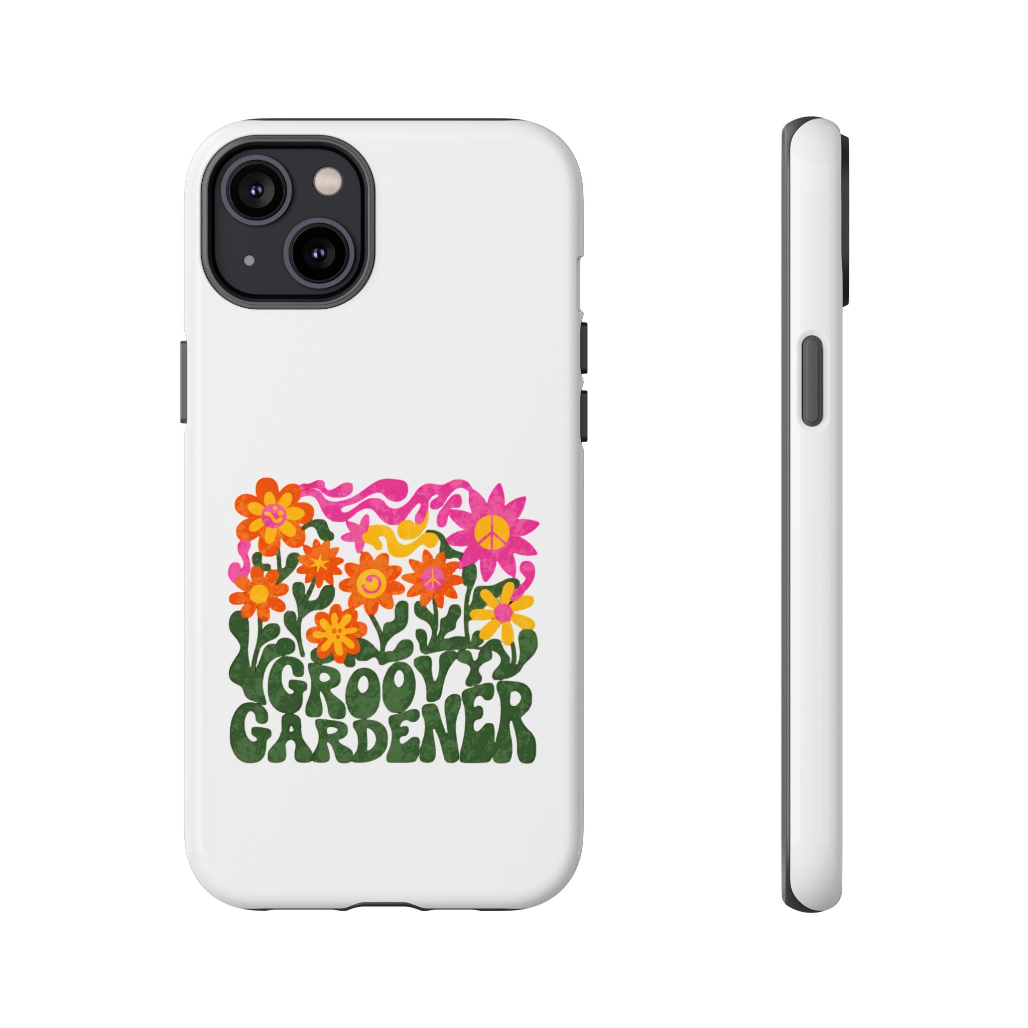 Groovy Gardener Phone Case - Retro Floral iPhone Cover