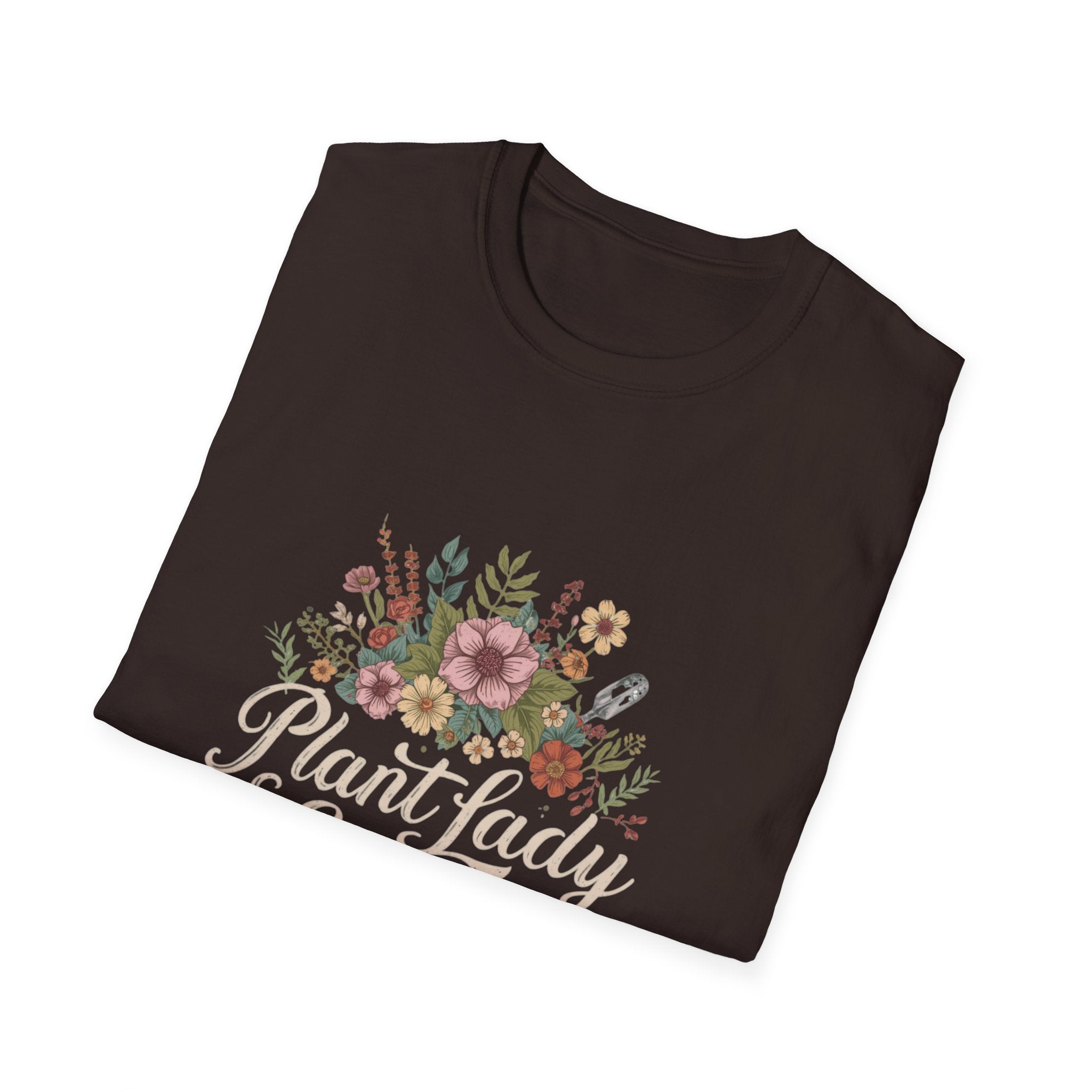 Delicate Floral T-Shirt - “Plant Lady Energy"