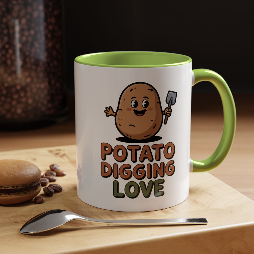 Potato Digging Love Coffee Mug — Cute Gardening Mug (11/15oz)