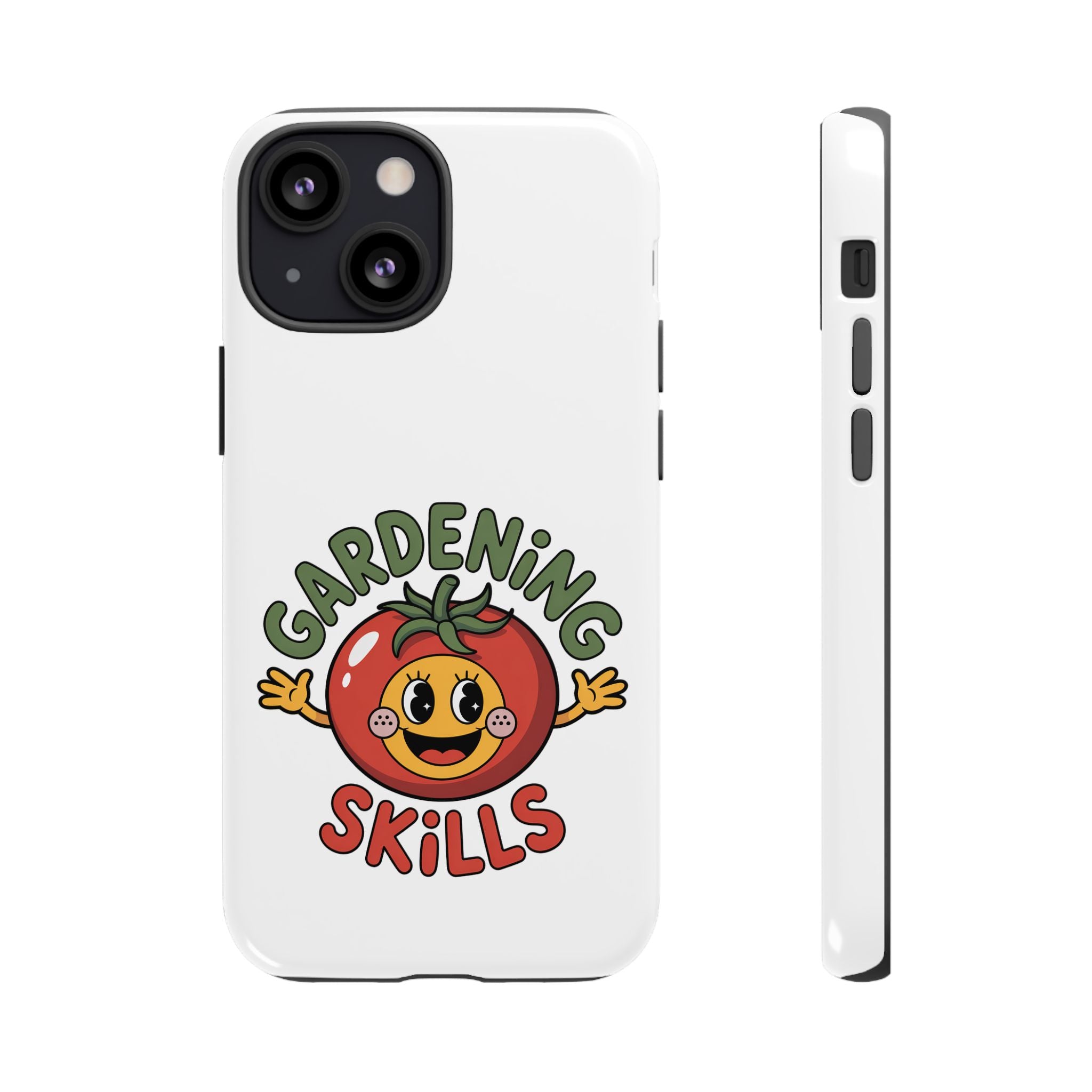 Gardening Skills Phone Case — Cute Tomato Plant Lover Protective Cover