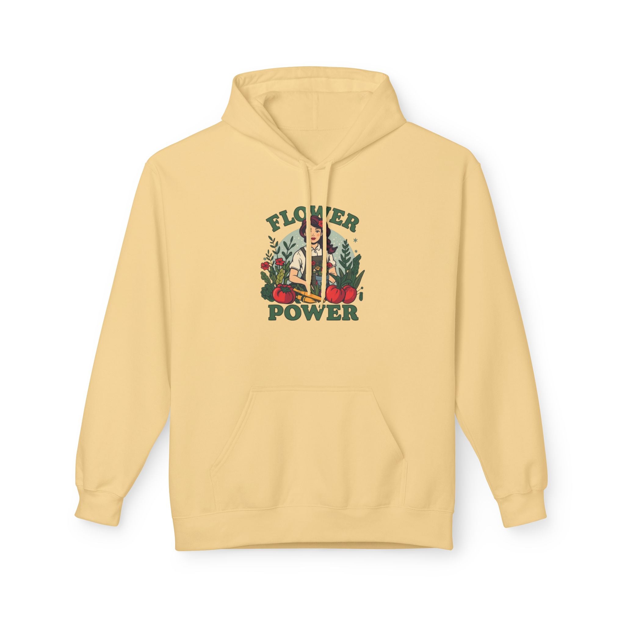 Flower Power Hoodie — Retro Floral Graphic Pullover