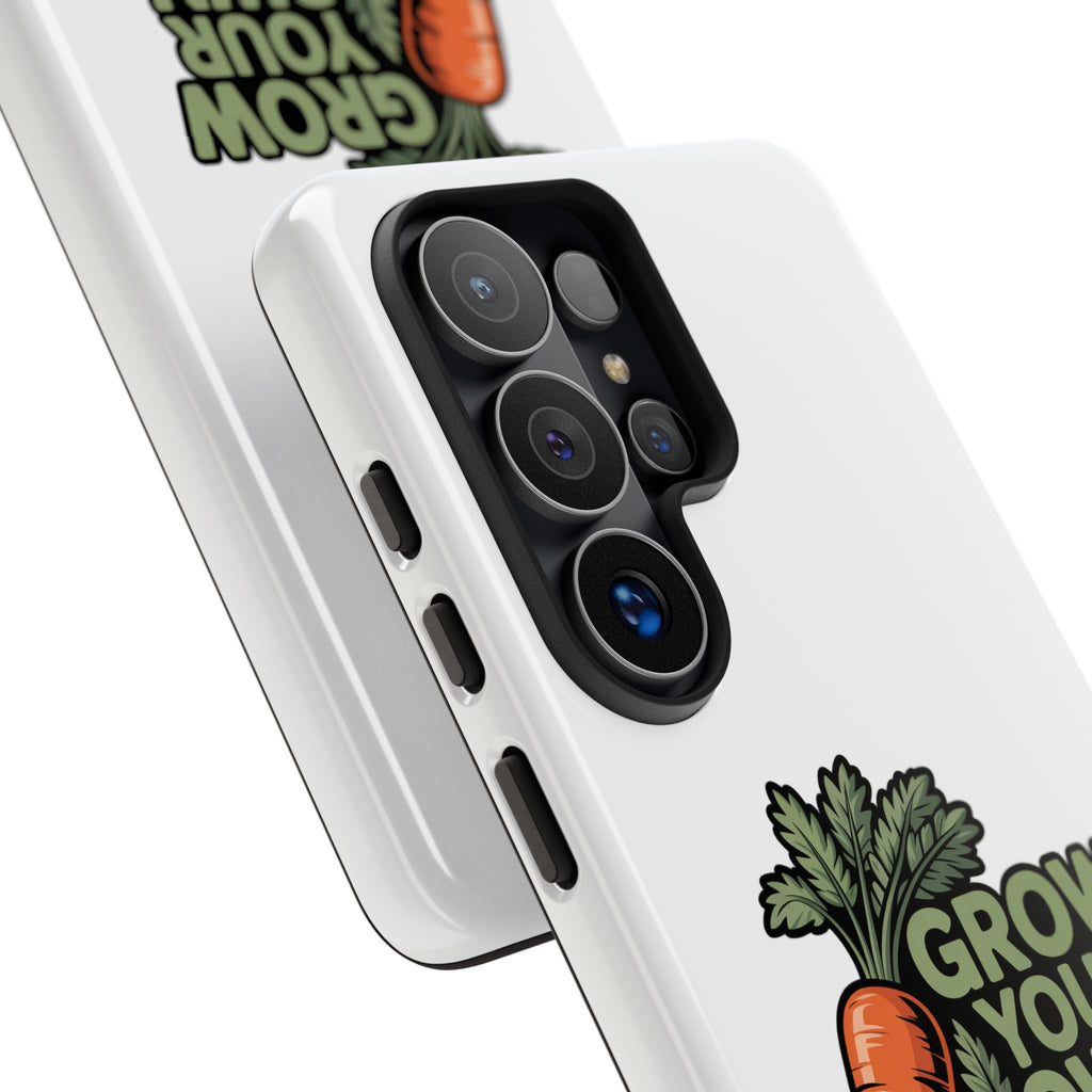 Grow Your Own Vegetables Phone Case — Gardening Carrot Potato Tomato Design