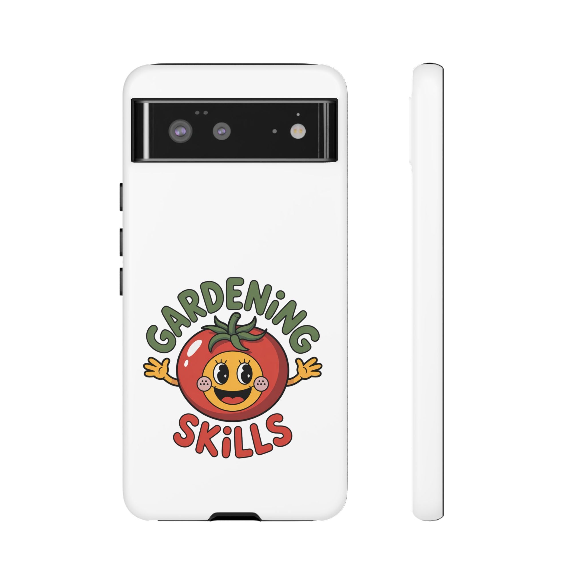 Gardening Skills Phone Case — Cute Tomato Plant Lover Protective Cover
