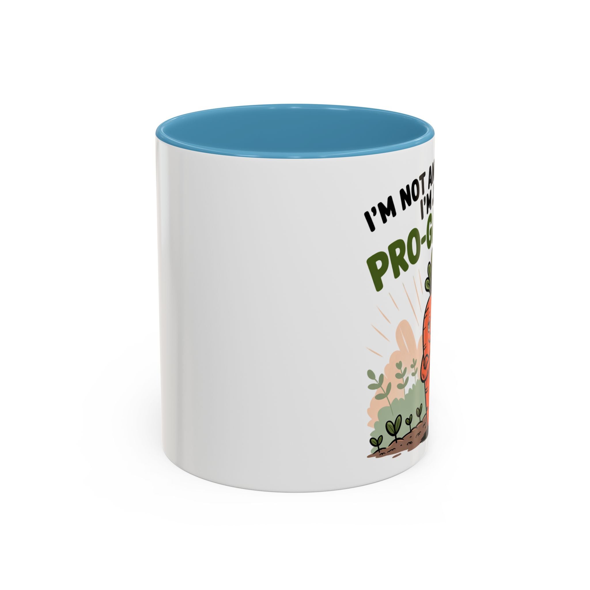 Pro-Garden Coffee Mug – "I'm Not Anti-Social; I'm Just Pro-Garden" Accent Mug