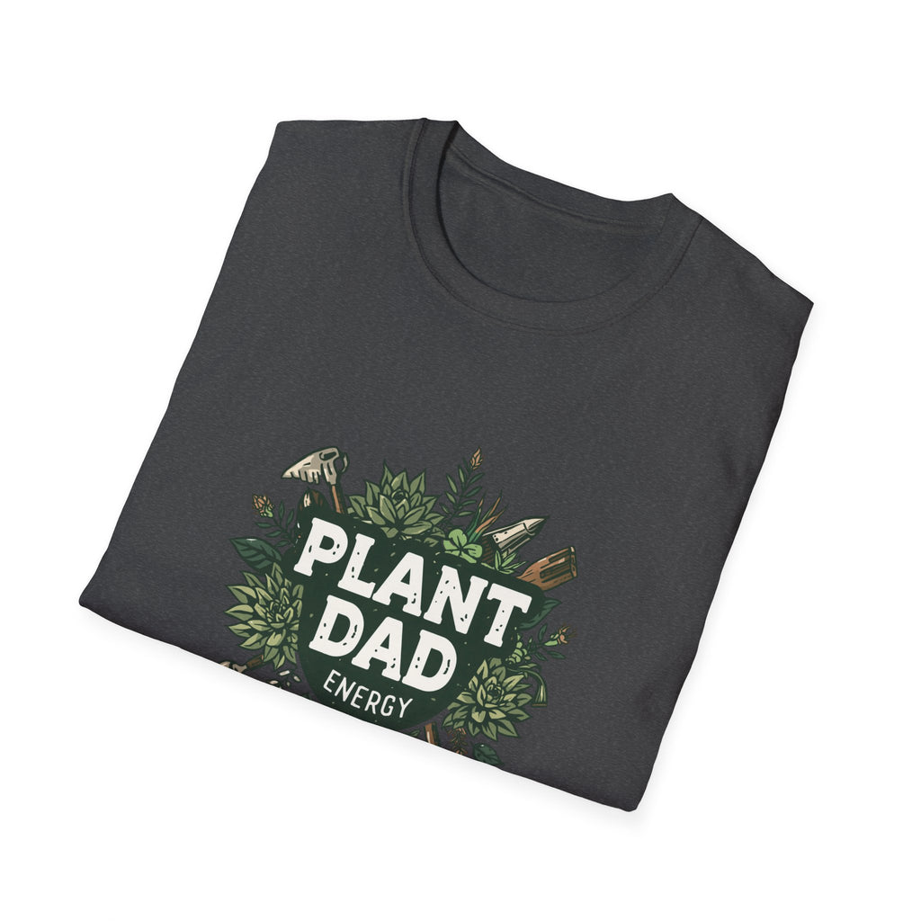 Plant Dad T-Shirt — Funny Gardener Shirt with Botanical Tools
