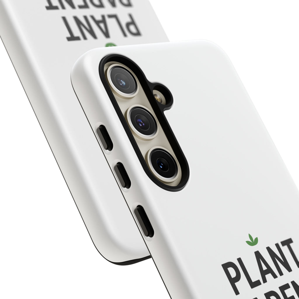 Plant Parent Tough Phone Case – Minimalist Plant Lover Protective Cover