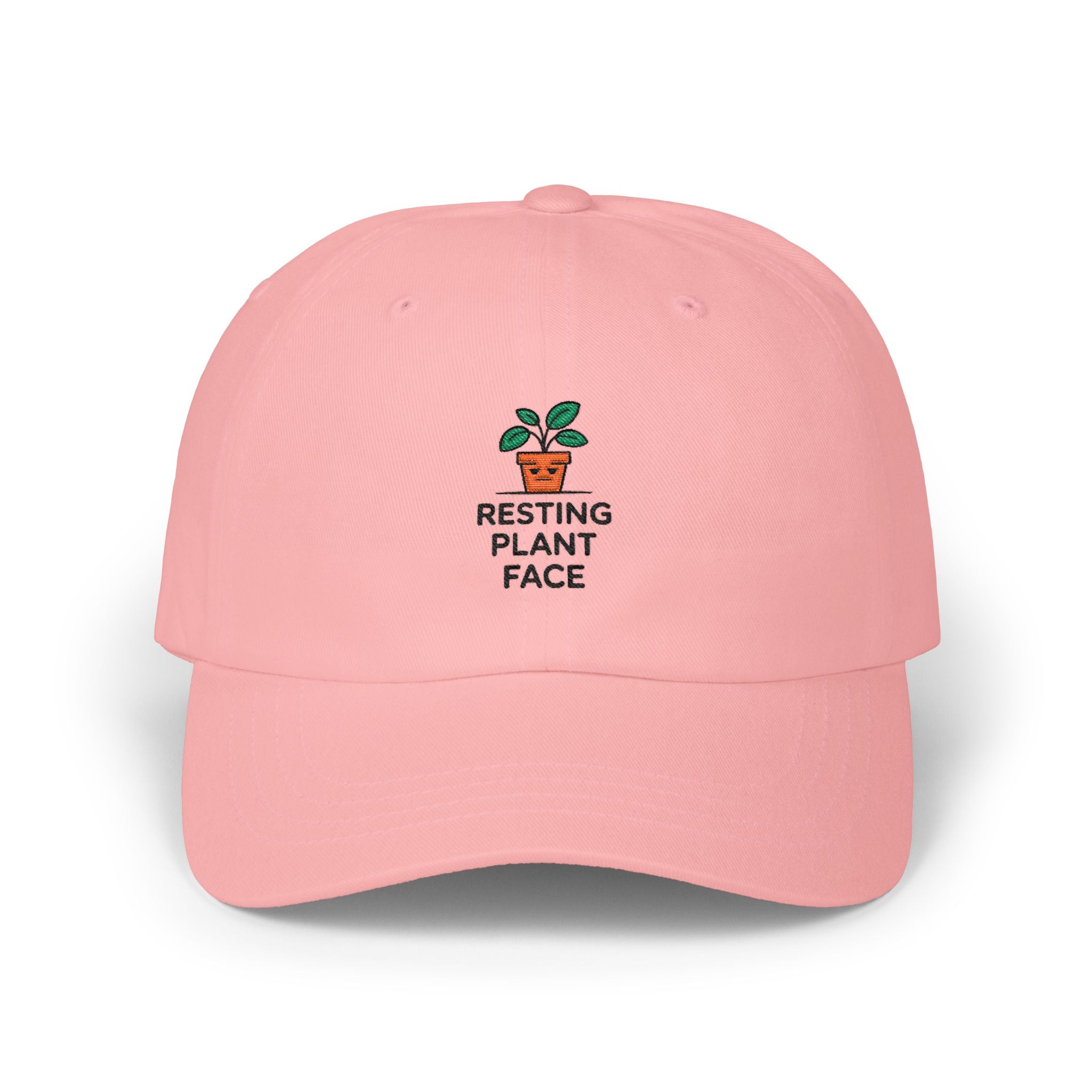 Dad Cap — "Resting Plant Face" Plant Lover Hat