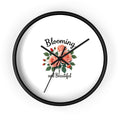 Blooming and Beautiful Wall Clock — Floral Rose Decorative Home Clock