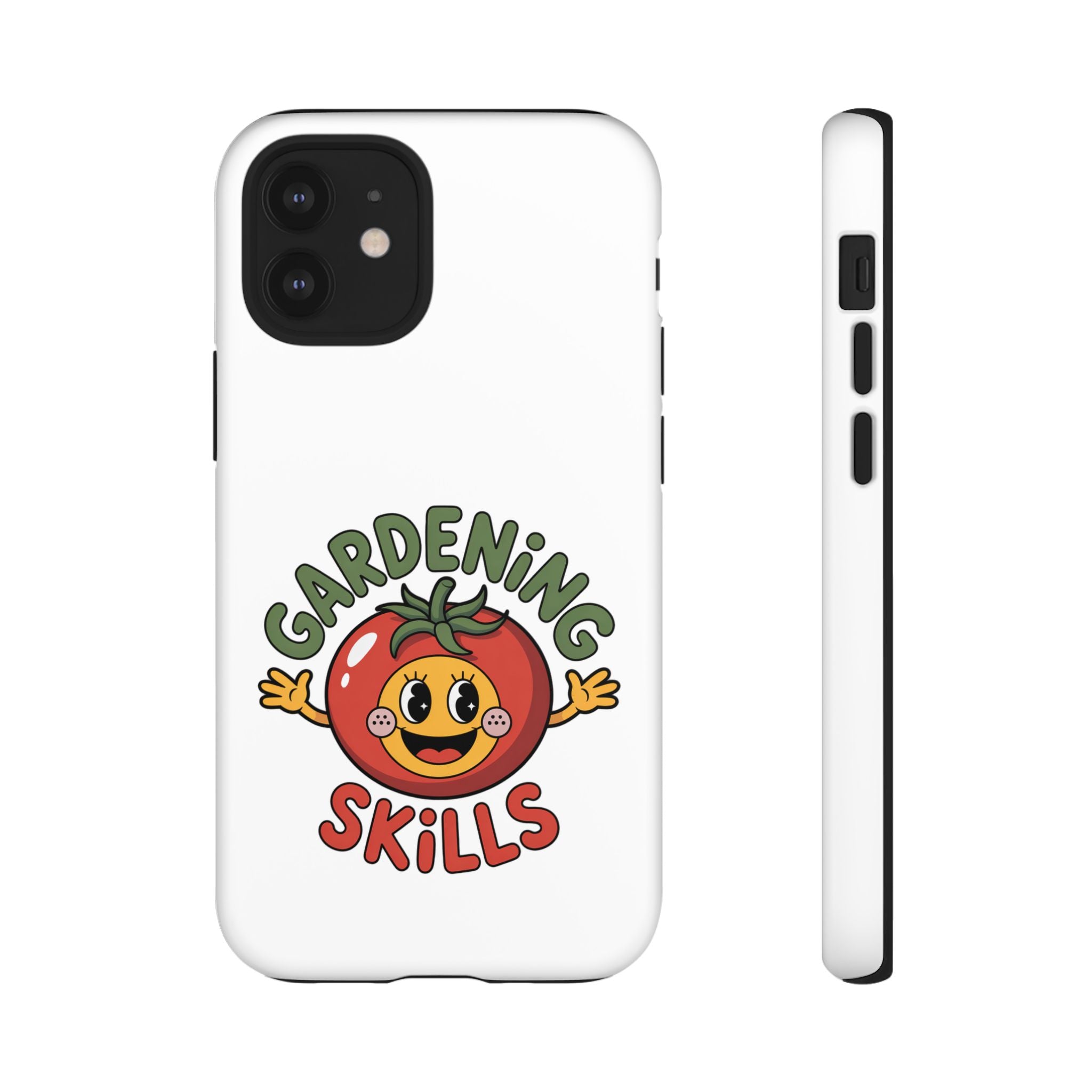 Gardening Skills Phone Case — Cute Tomato Plant Lover Protective Cover