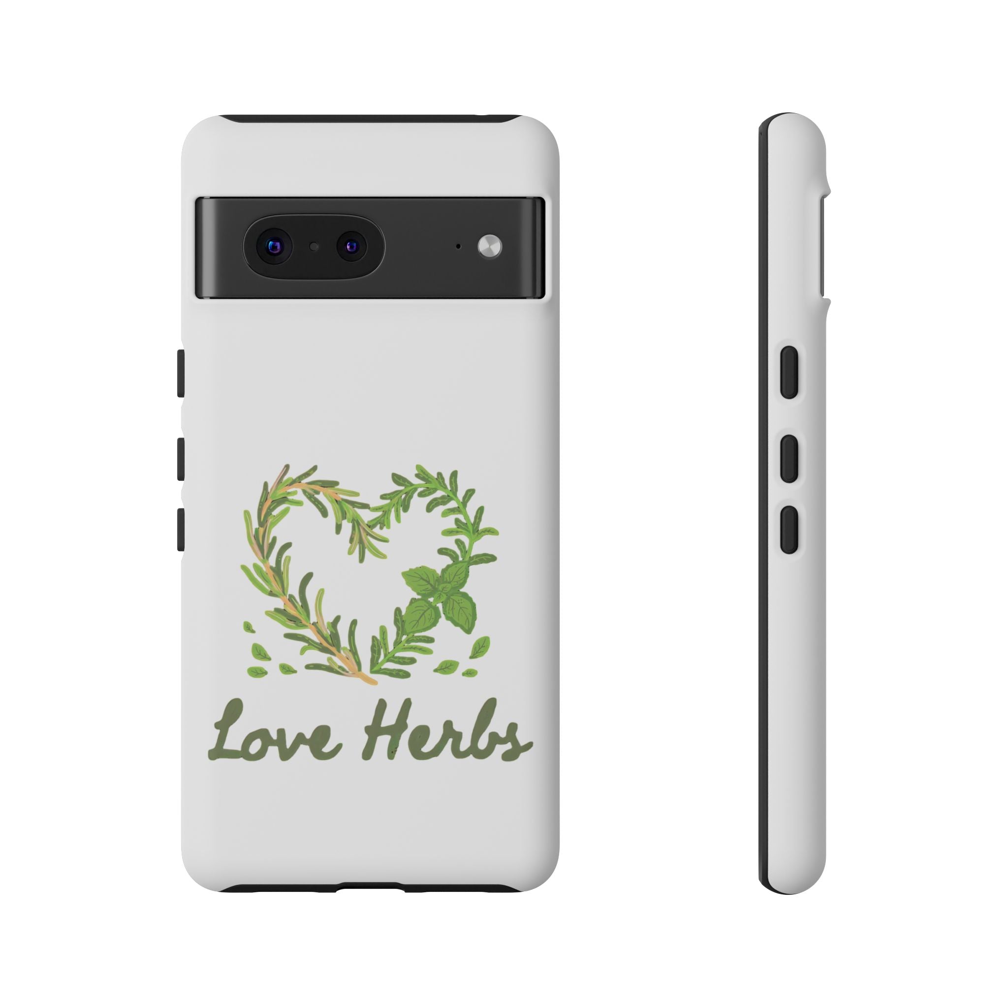 Herb Heart Phone Case - "Love Herbs" Botanical iPhone Cover