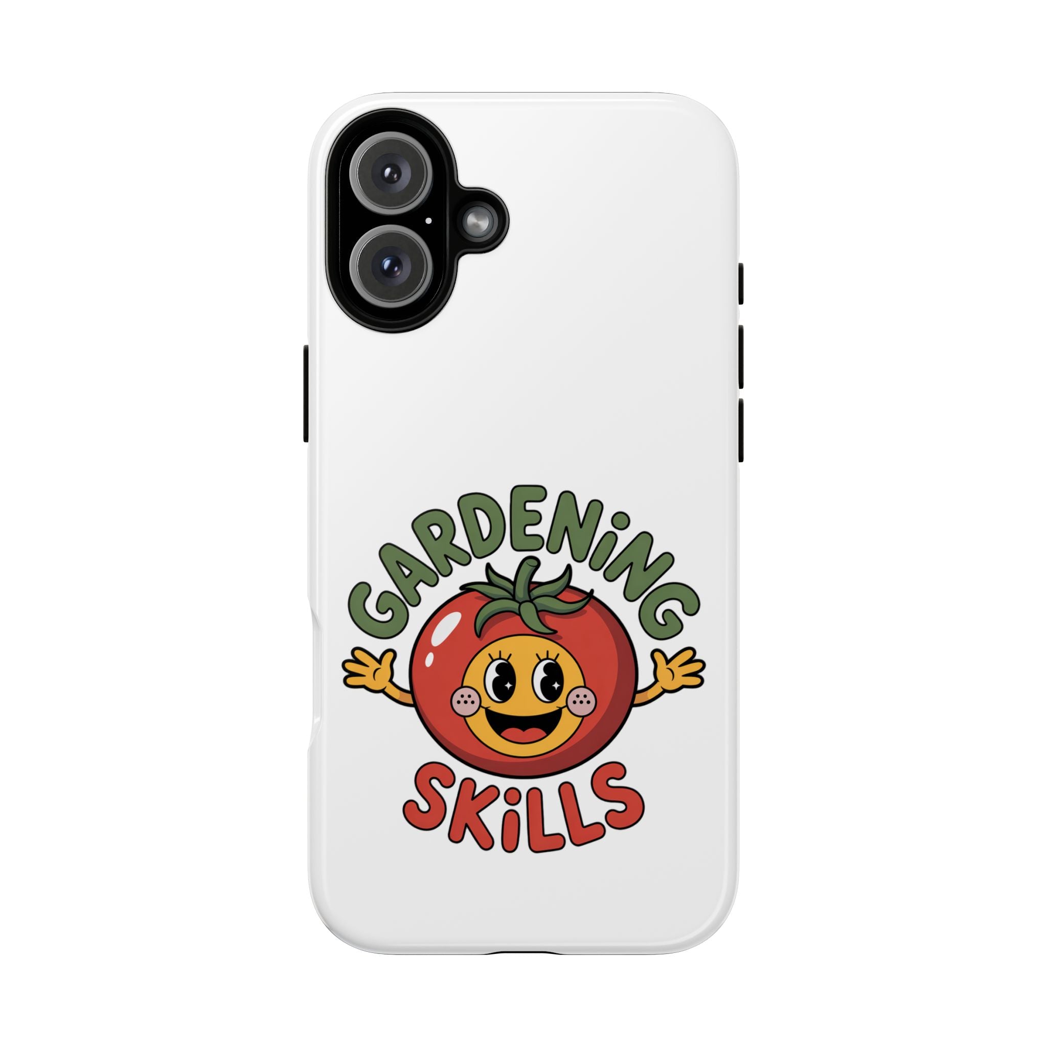 Gardening Skills Phone Case — Cute Tomato Plant Lover Protective Cover