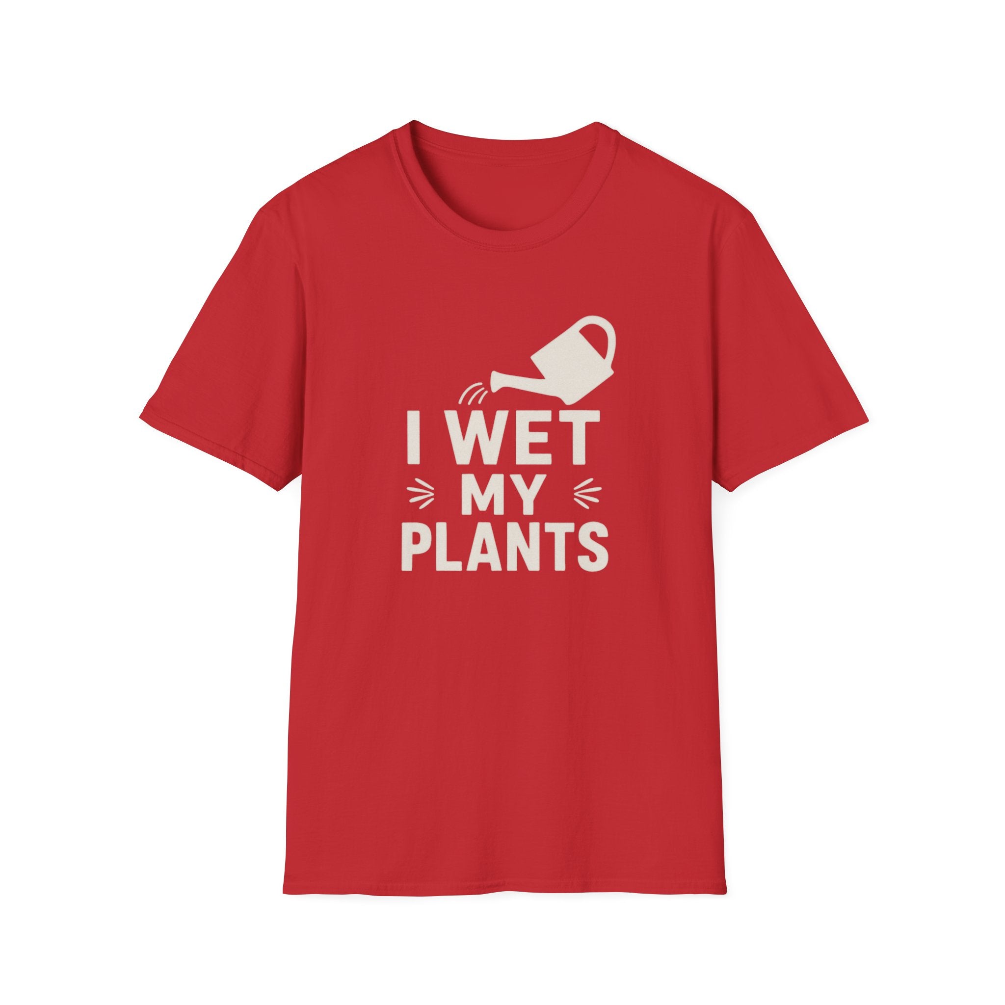 I Wet My Plants T-Shirt – Funny Gardening Tee with Watering Can Graphic