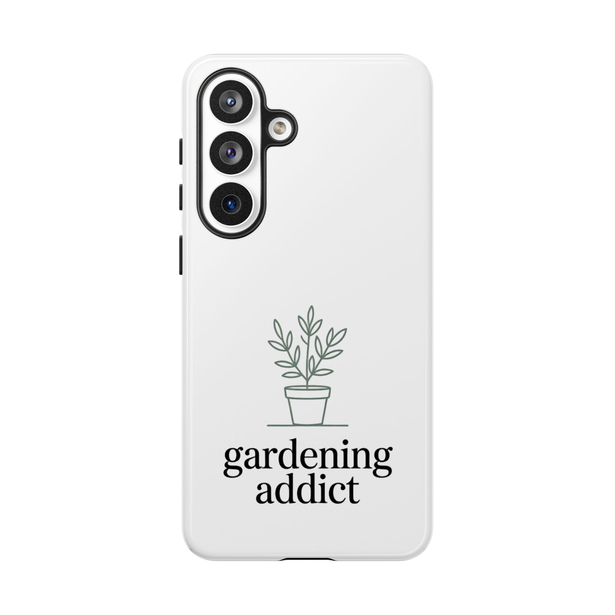 Phone Case — 'gardening addict' Minimal Plant Design