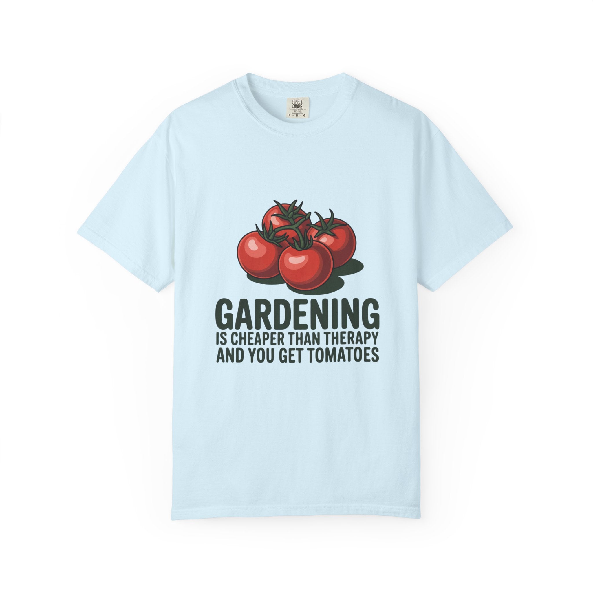 Gardening Is Cheaper Than Therapy T-Shirt – Funny Tomato Gardeners Tee